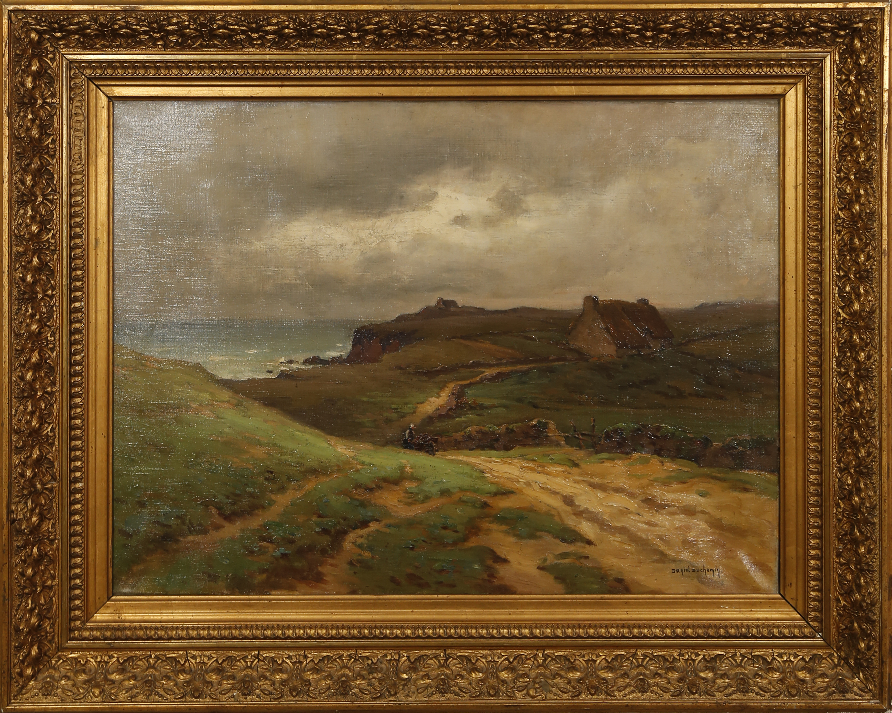 Daniel Duchemin (1866-1930) Bord de mer...