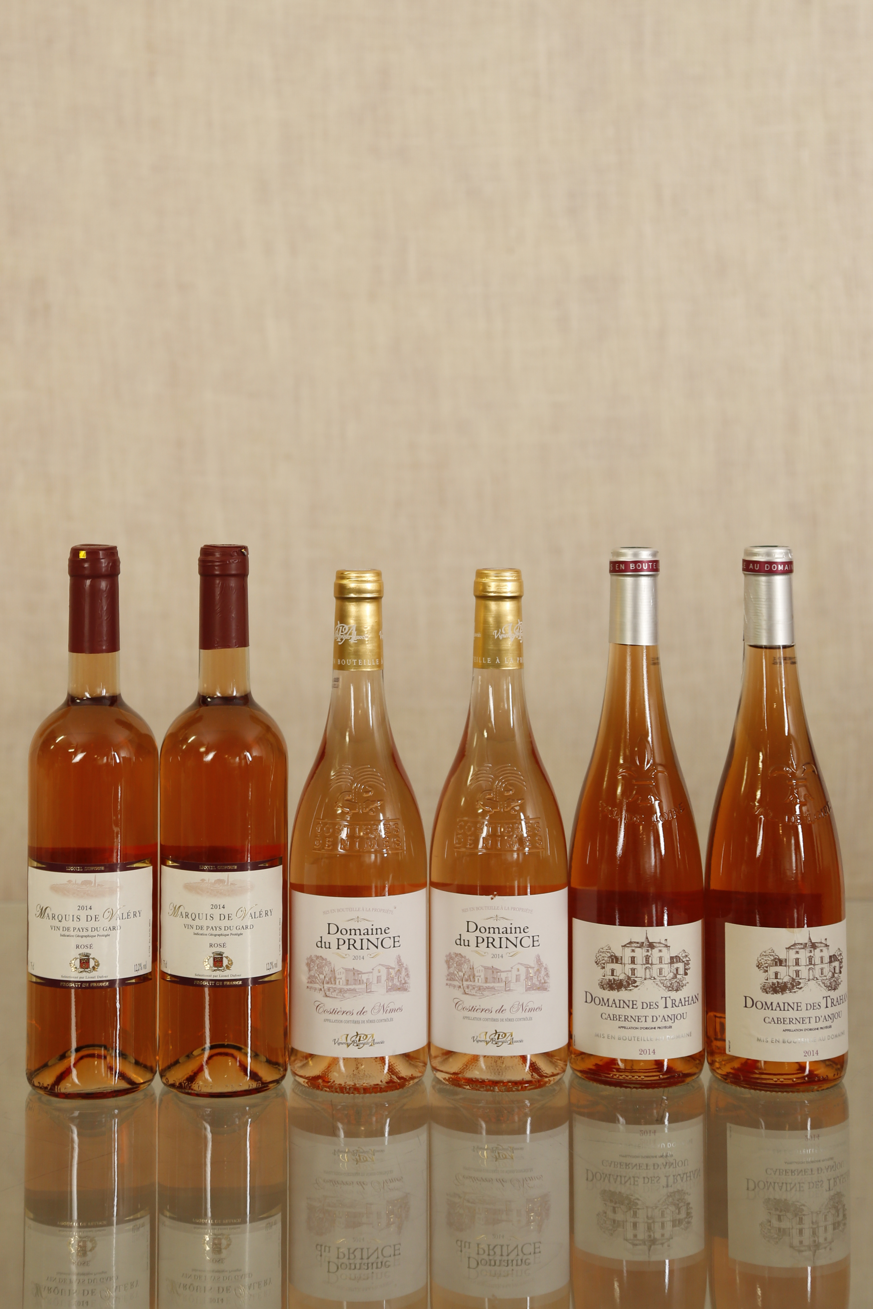 Ensemble de 24 bouteilles comprenant :