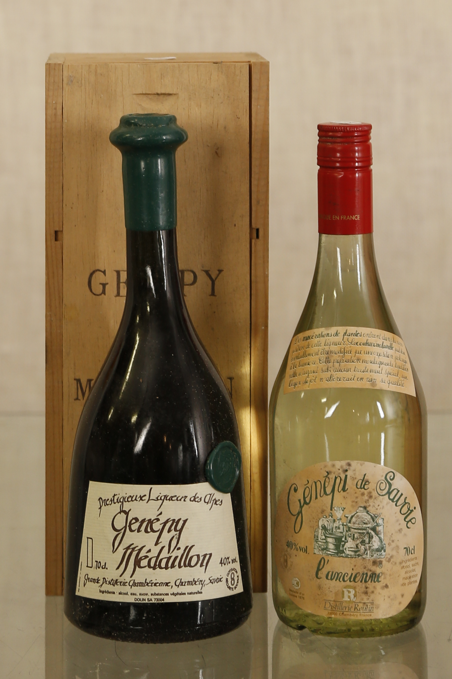 Génépi Ensemble de 2 bouteilles