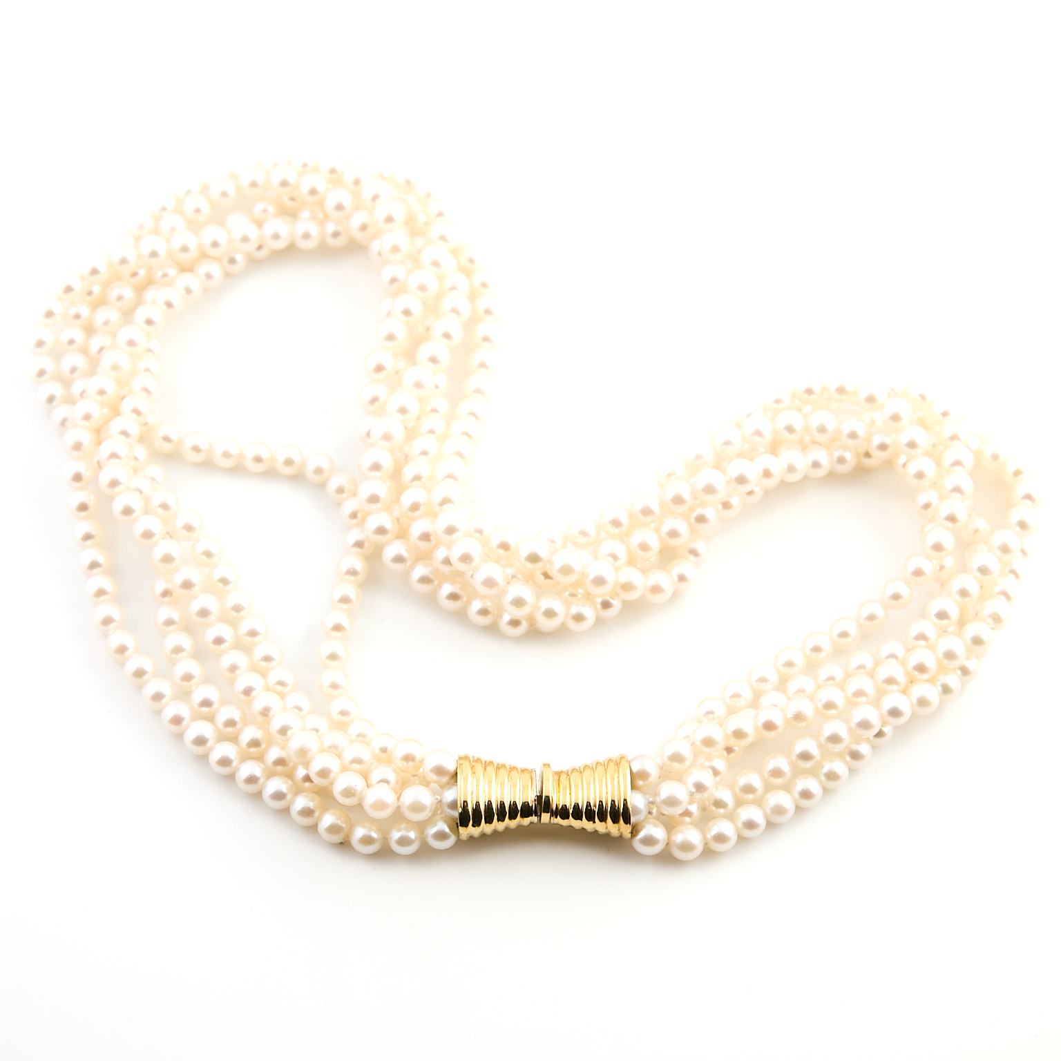 Collier torsadé à 5 rangs