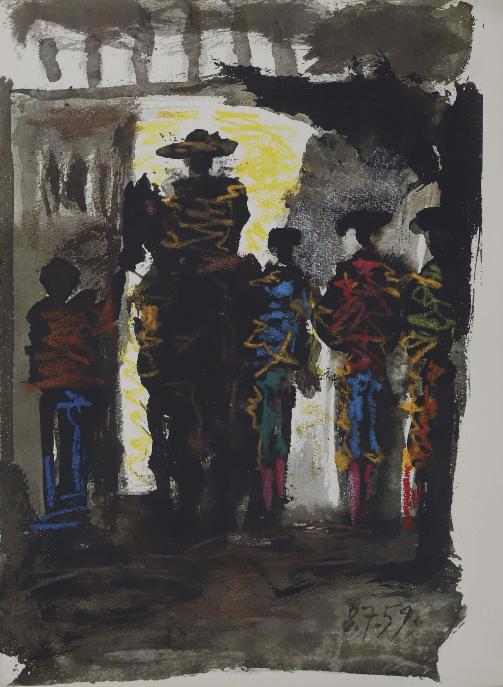 D’après Pablo Picasso (1881-1973) 9 lithographies