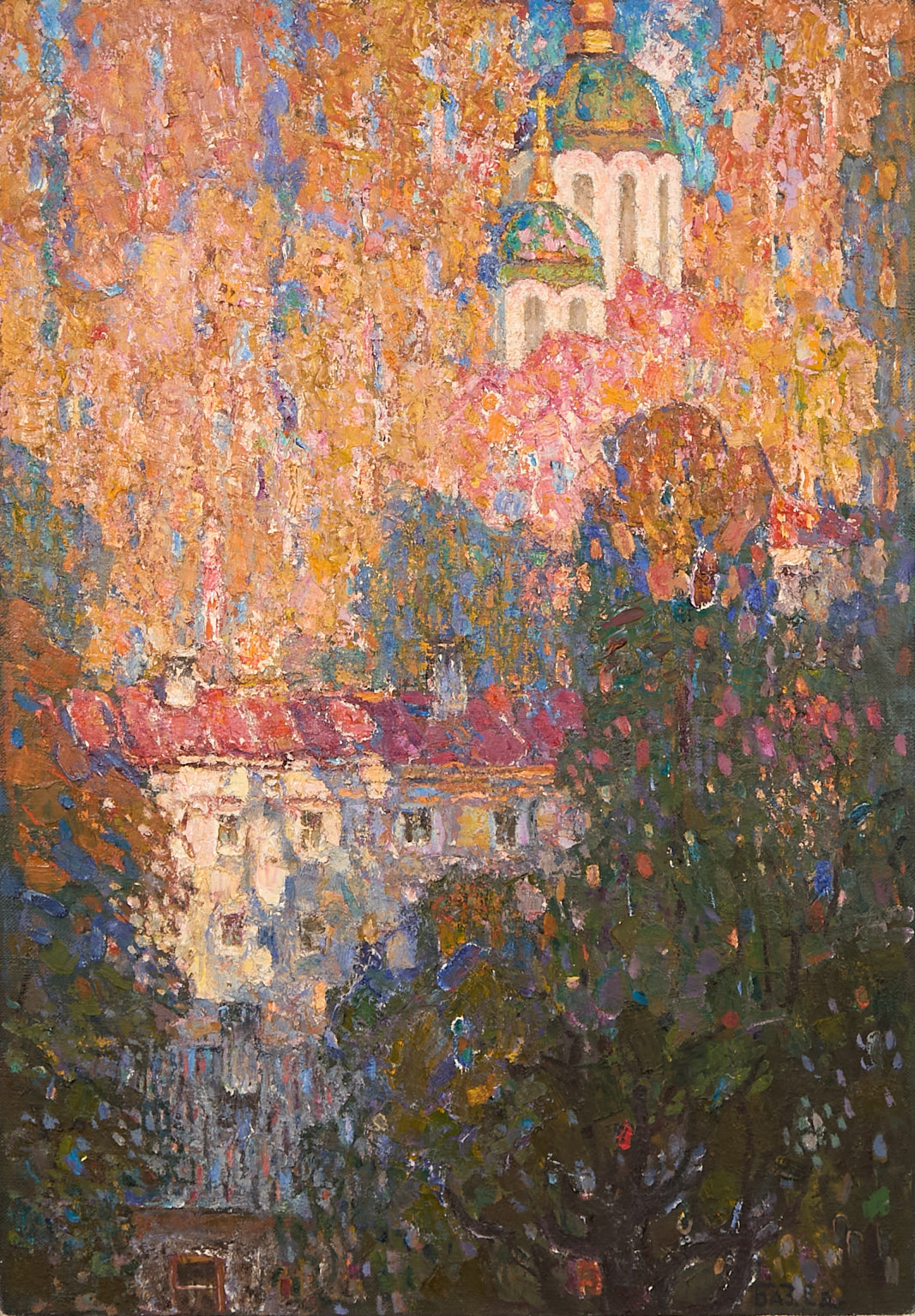 Rêverie d'automne, église à Kiev