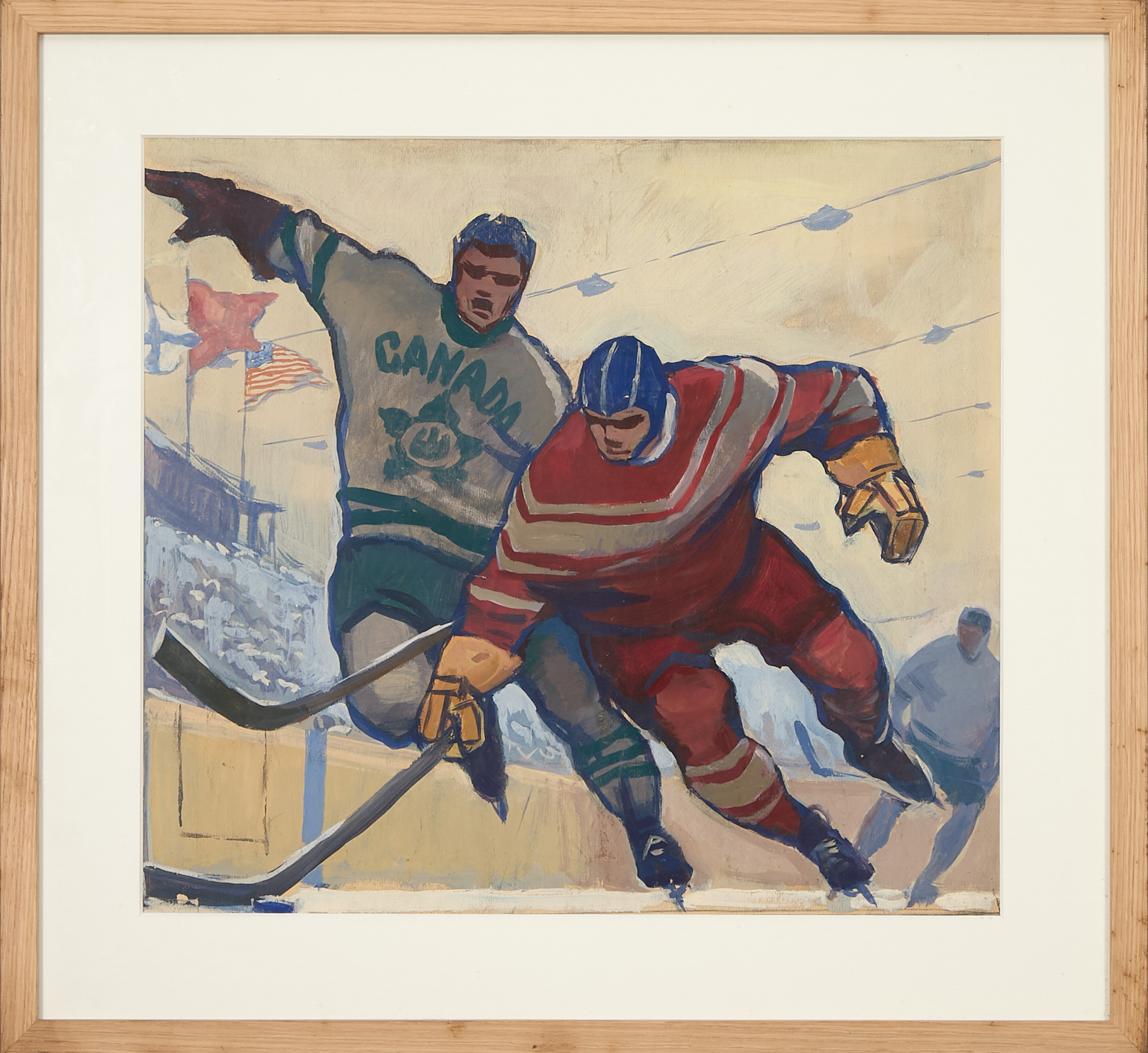 Le Match de hockey sur glace