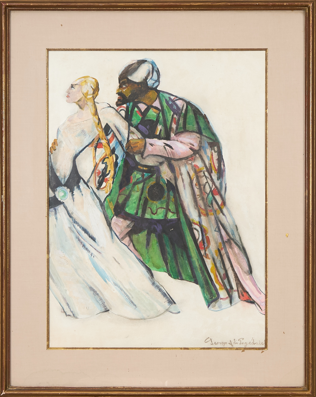 Projet de costumes pour un ballet