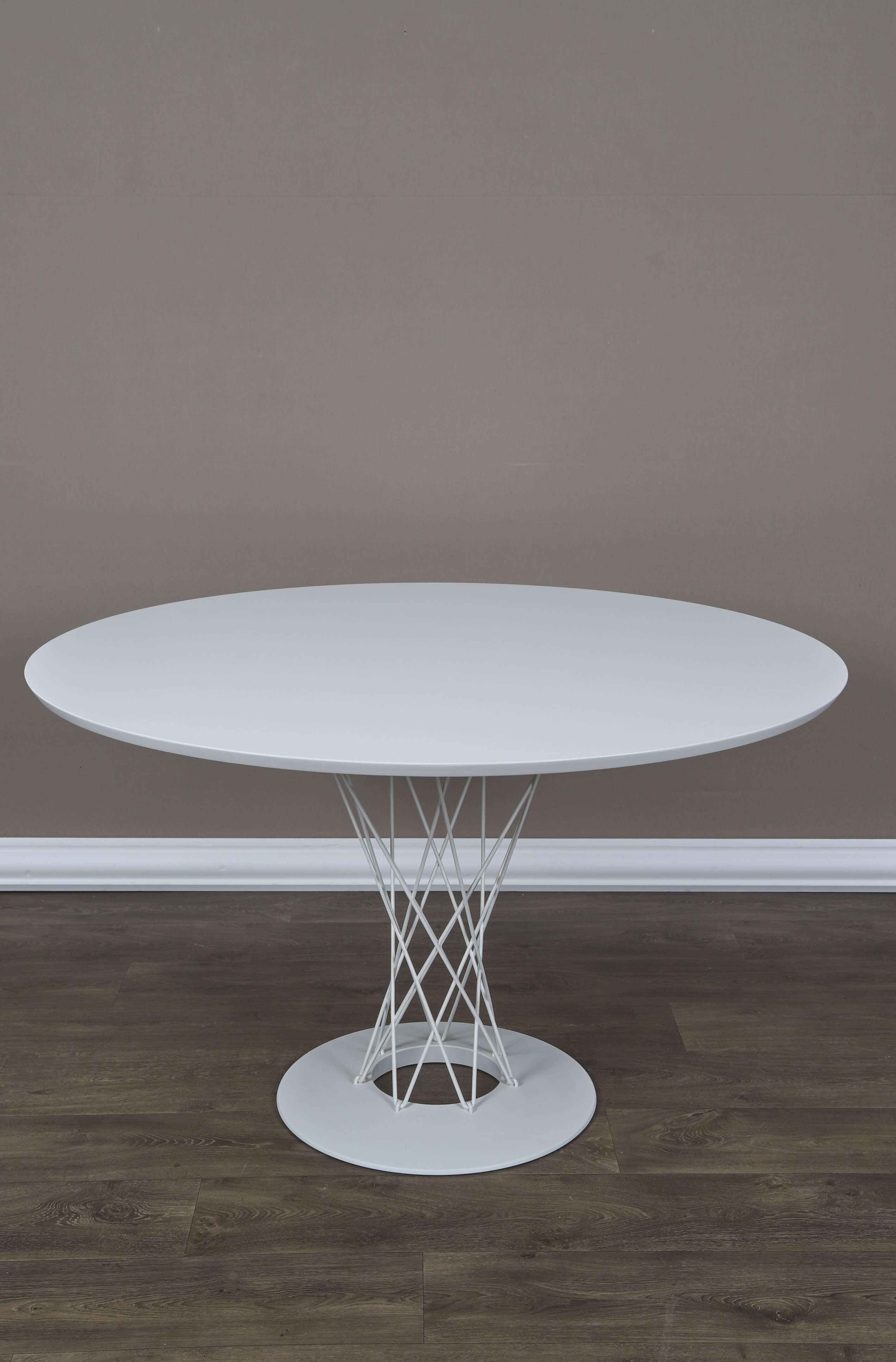 Table ronde, rare version full white