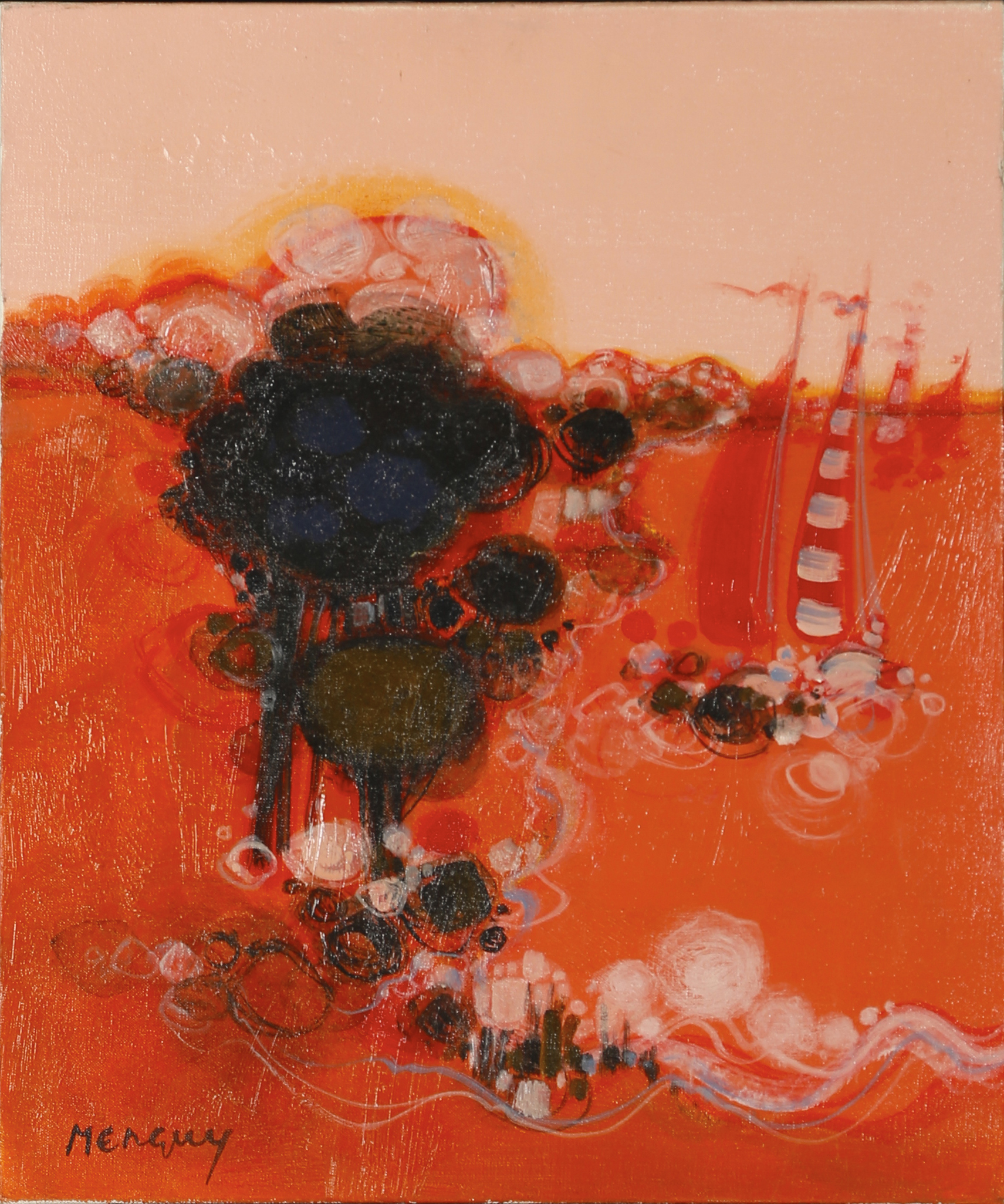 Frédéric Menguy (1927-2007) Les Arbres noirs