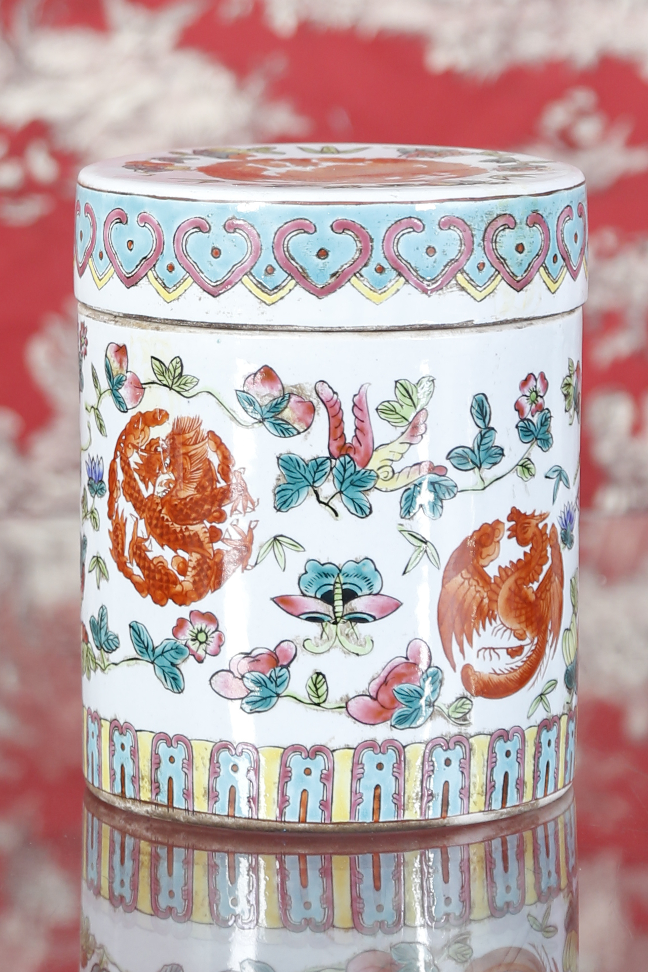 Chine Pot couvert cylindrique