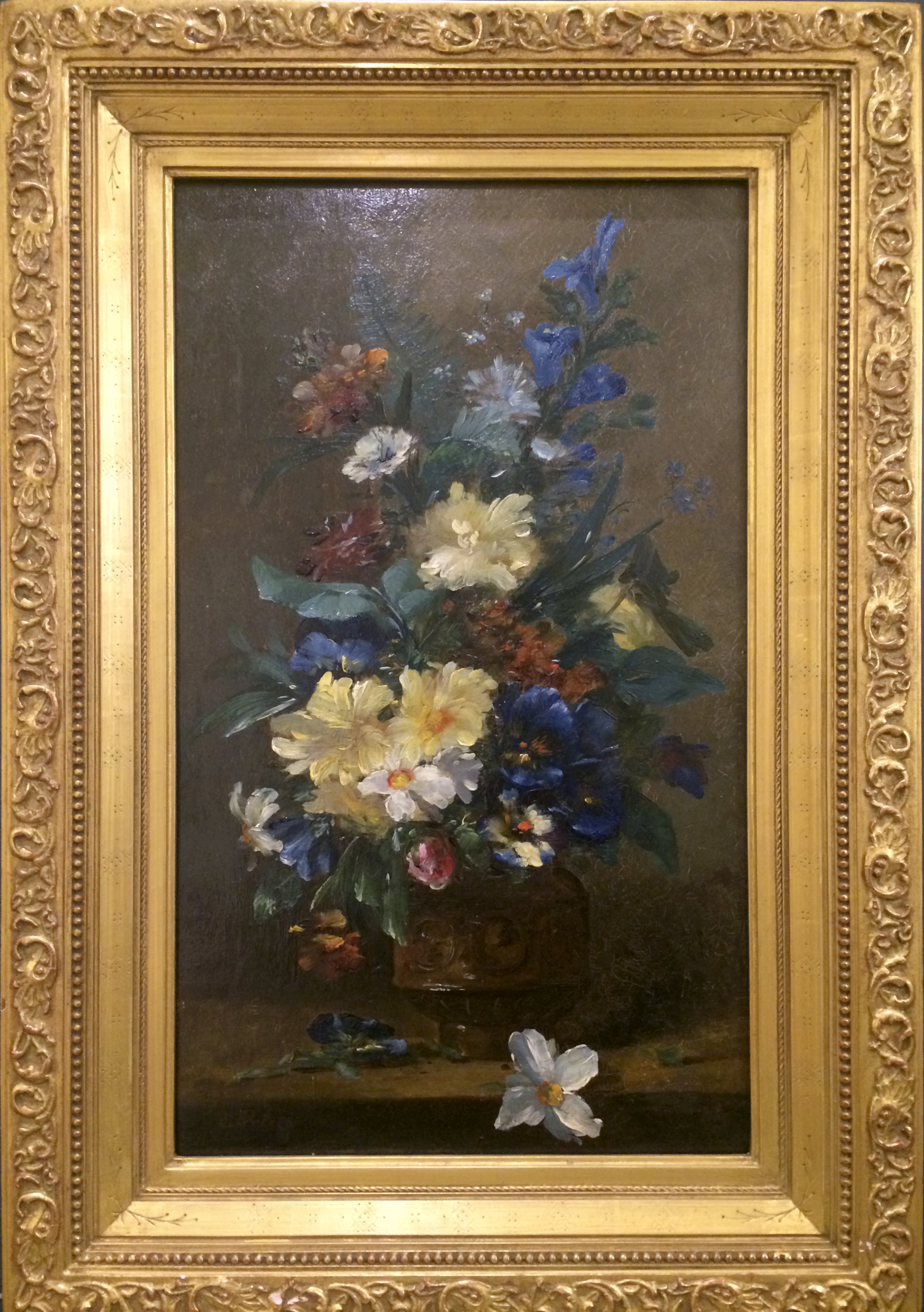 Eugène Petit (1839-1886) Nature morte aux fleurs