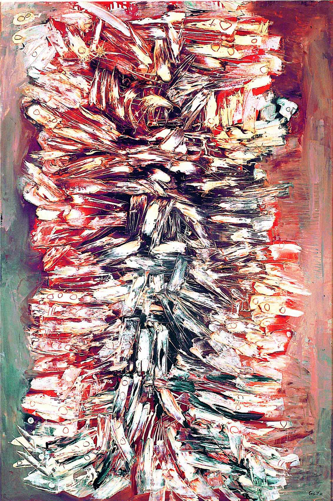 Yannis Gaïtis (1923-1984) Feuillages colorés