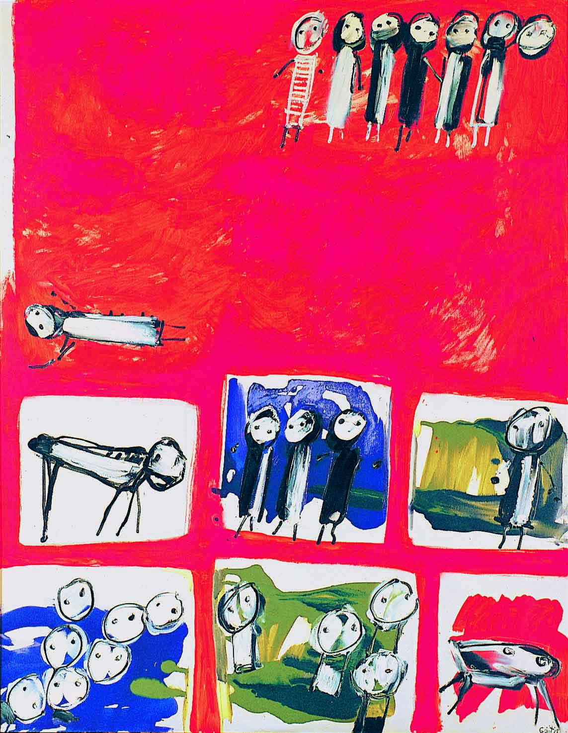 Yannis Gaïtis (1923-1984) Le Viol ou Narration