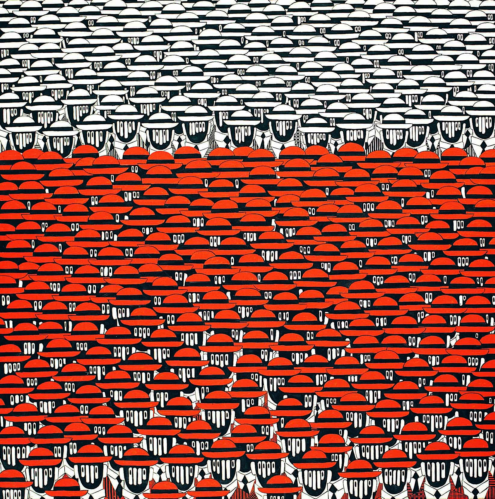 Yannis Gaïtis (1923-1984) Paysage humain...