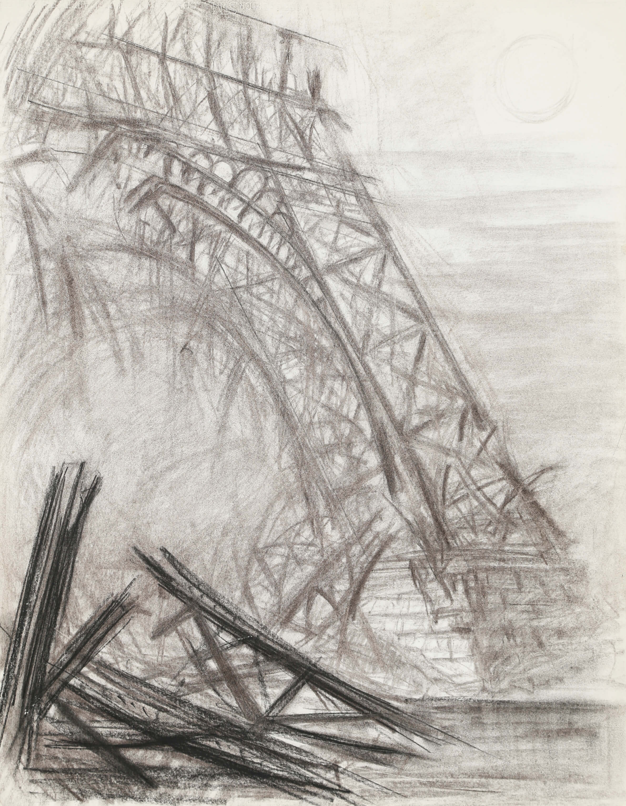 2 études de Paris en ruines - Notre-Dame et la&hellip;