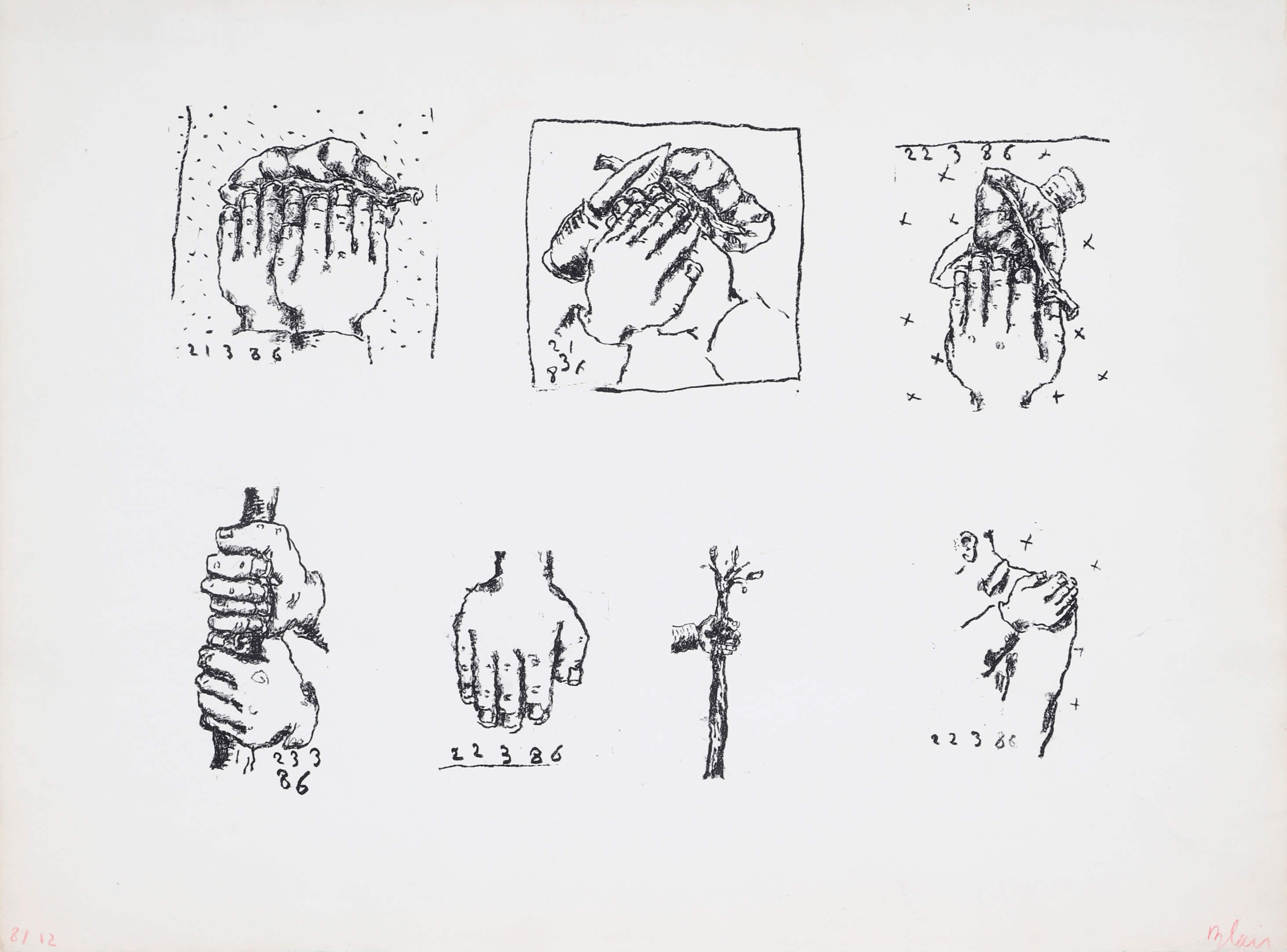 Jean-Charles Blais (né en 1956) 2 gravures