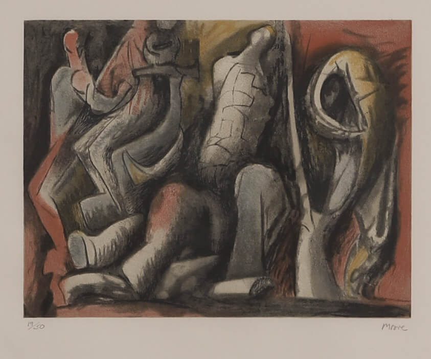 Henry Moore (1898-1986) Four Ideas of Sculpture