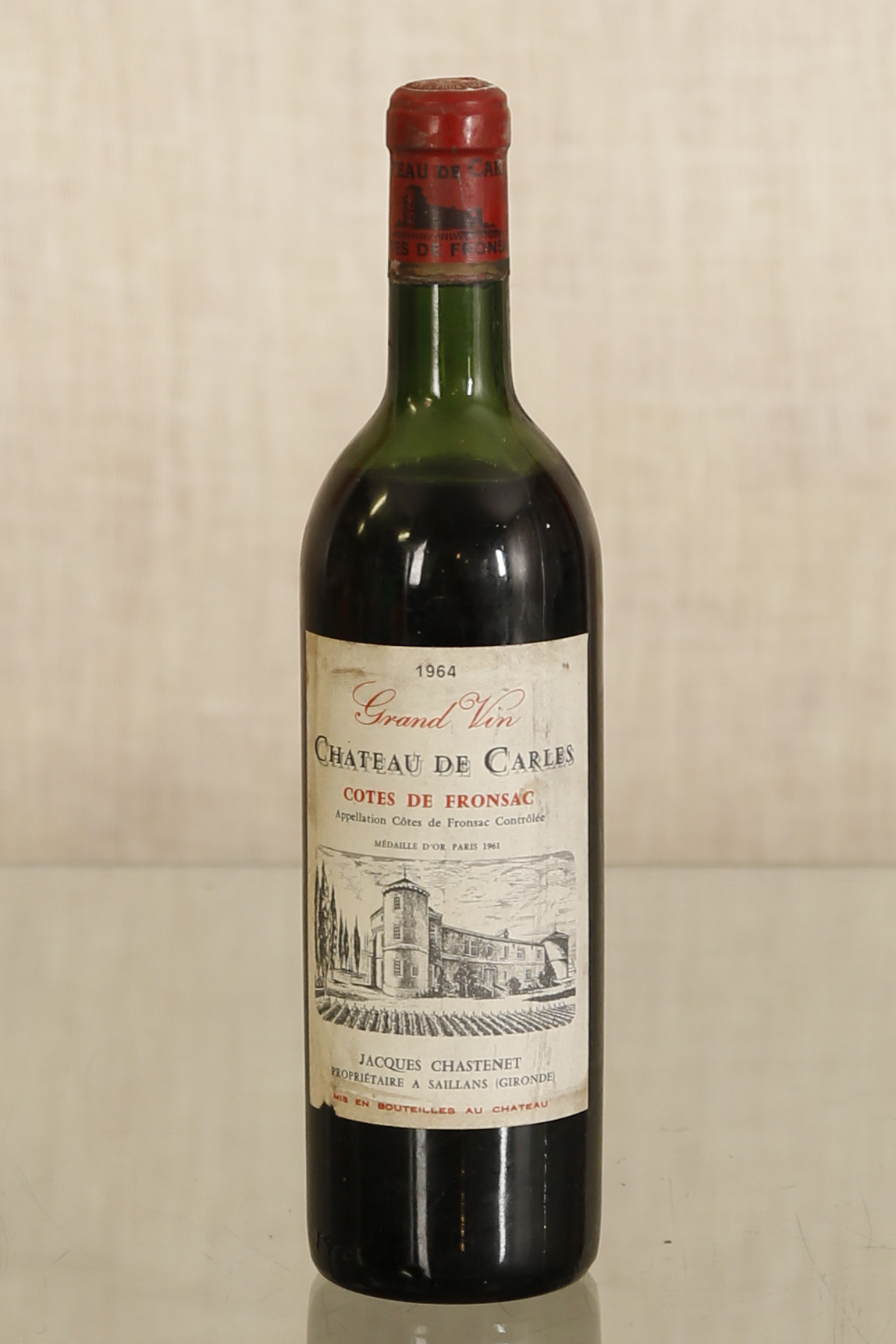 Château de Carles, Côtes de Fronsac 1 bouteille,...