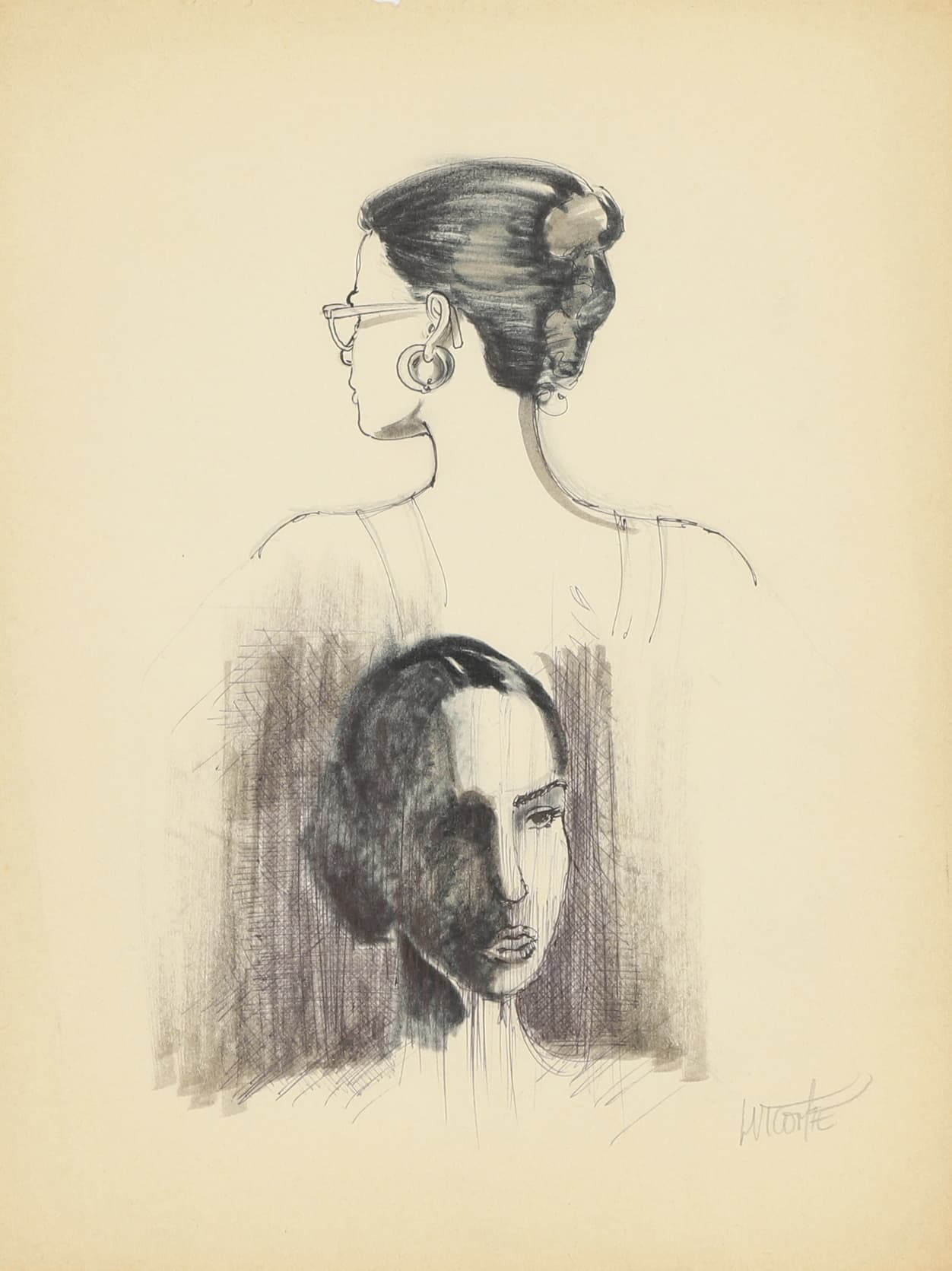 Laurent Vicomte (1956-2020) Sasmira et Bertille,...