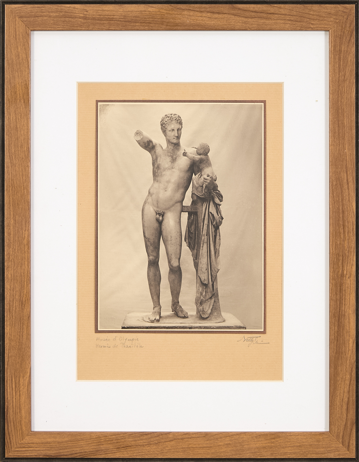 Hermès de Praxitèle, Musée d'Olympie