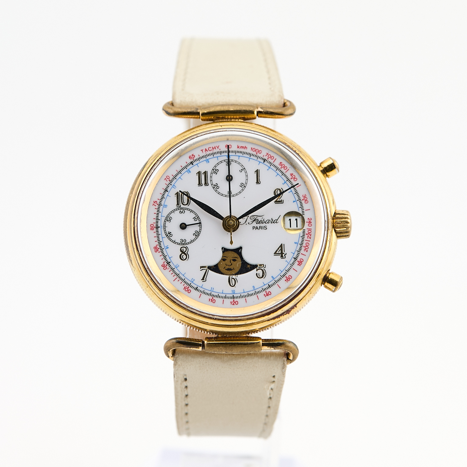 Montre chronographe phase de lune
