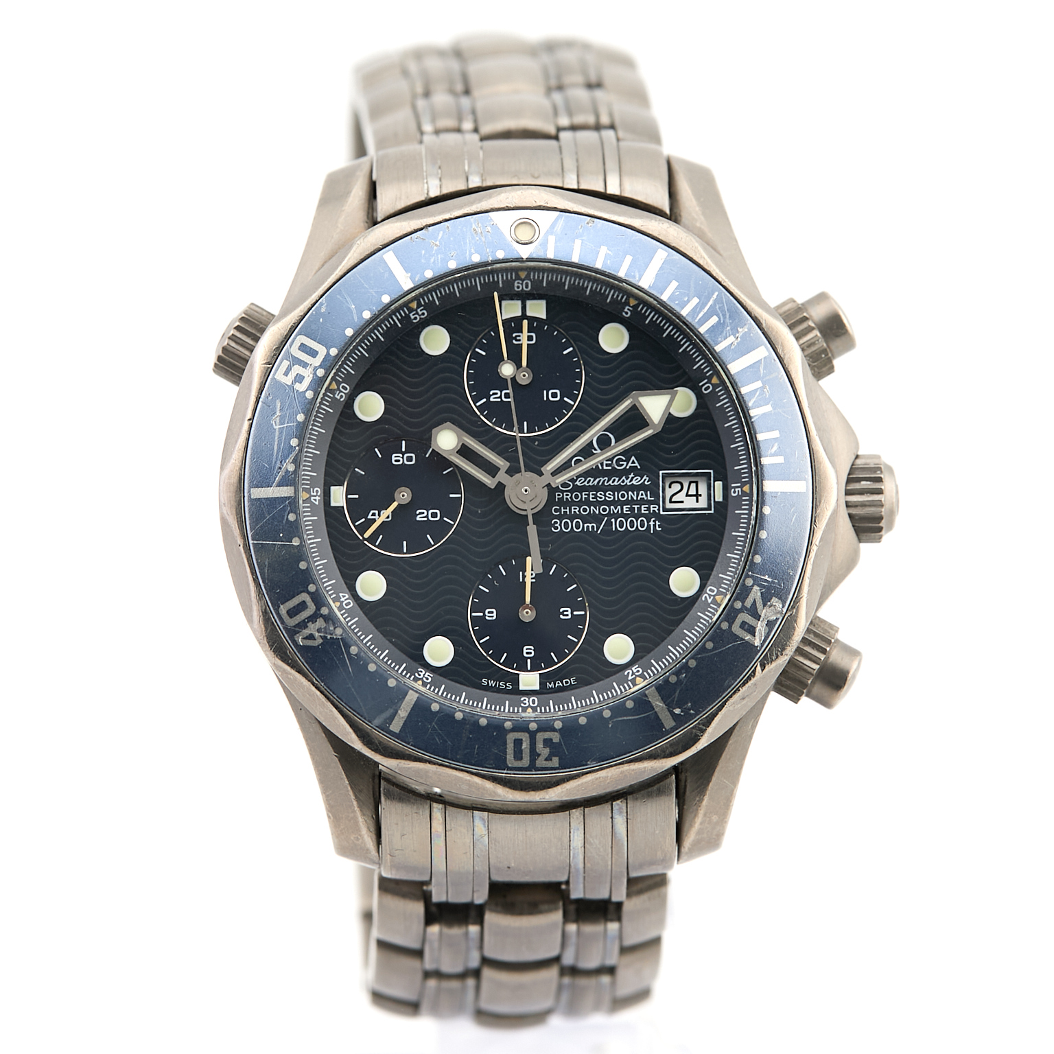 Montre de plongée chronographe Seamaster Professional 300 réf. 22.988.000,