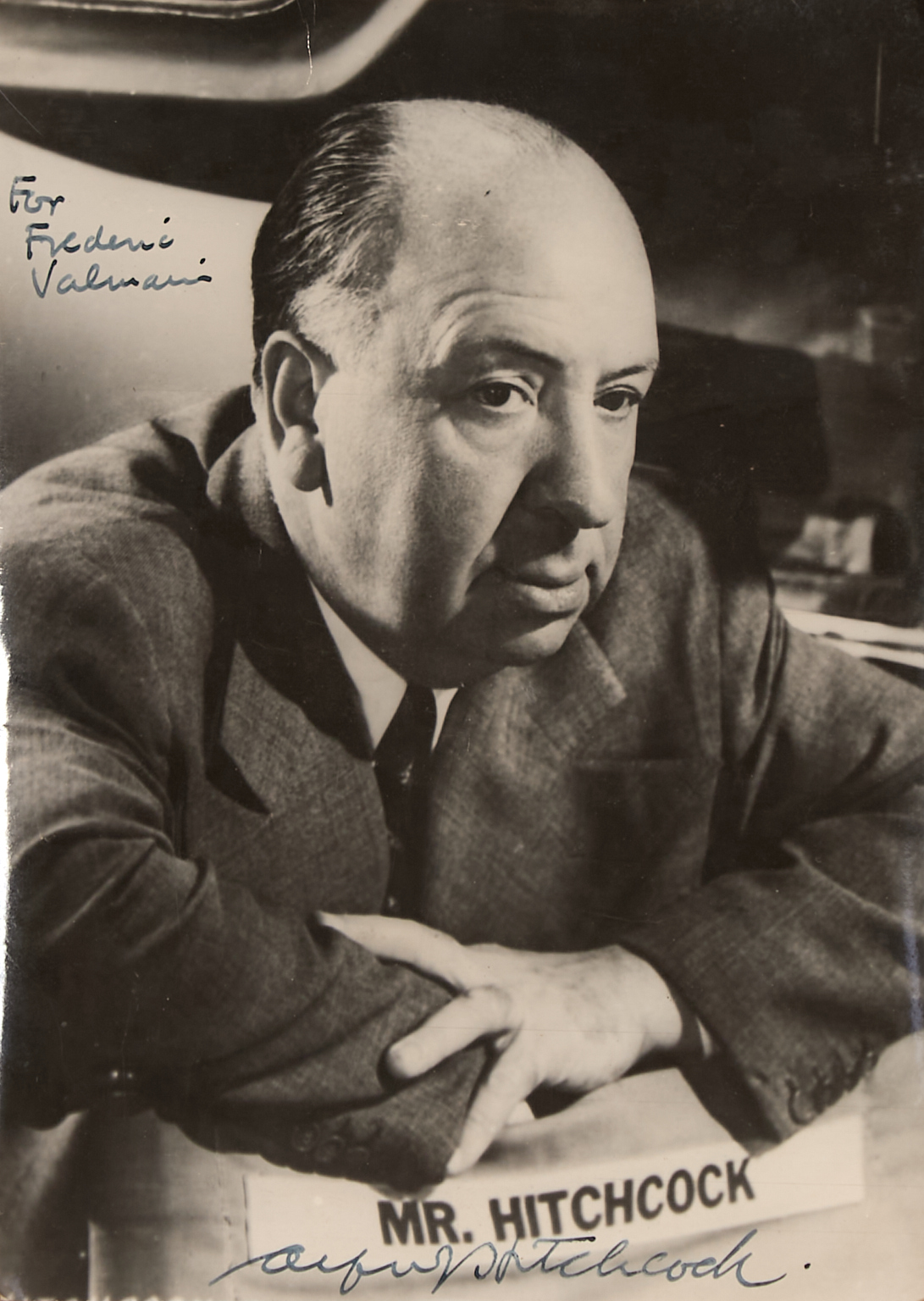 École du XXe siècle Portrait d'Alfred Hitchcock