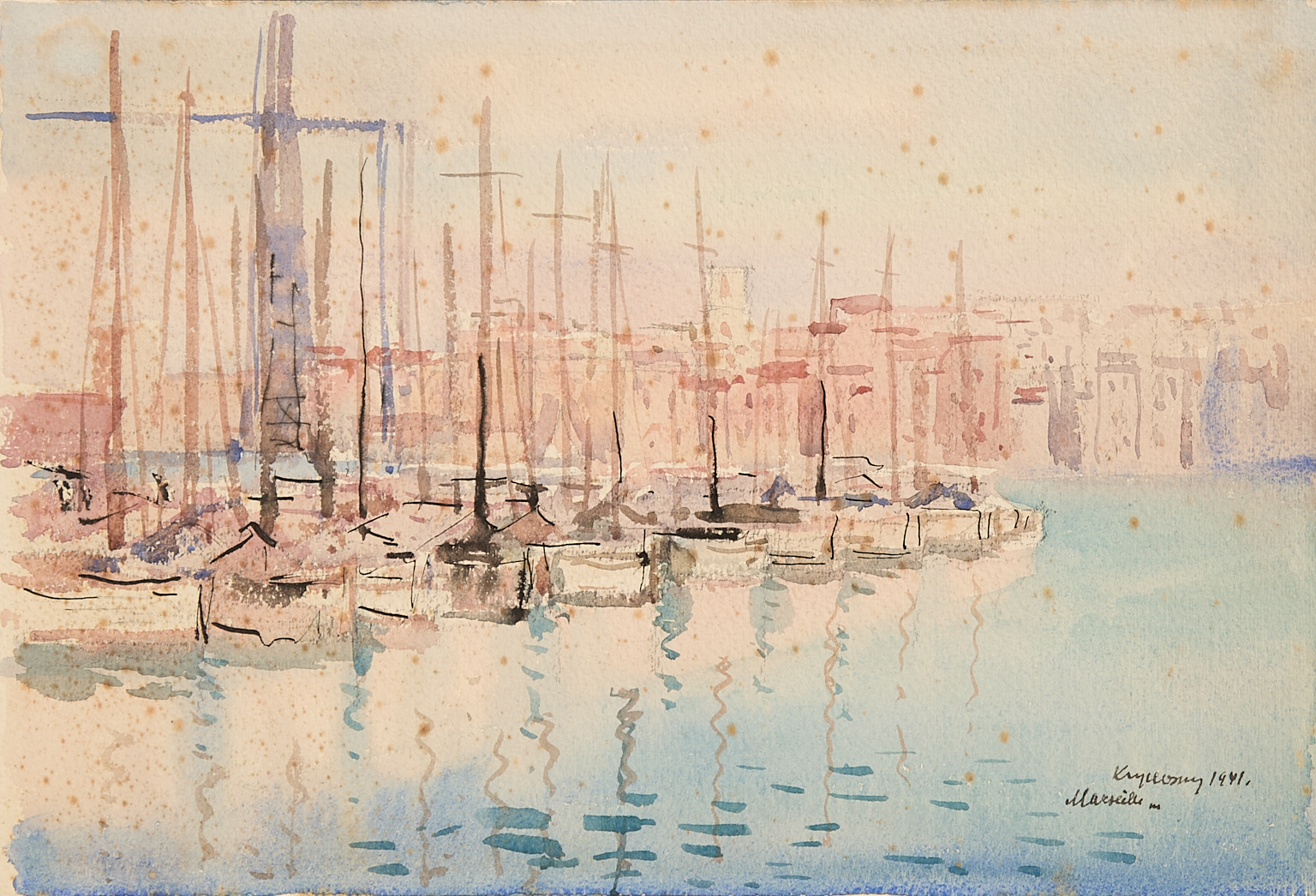 Marseille, Vieux port (Pont transbordeur)