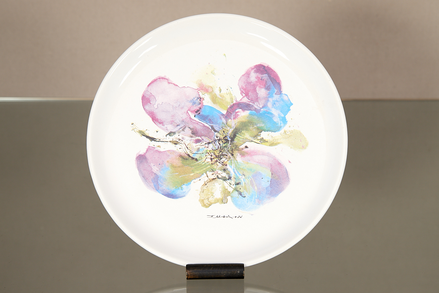Assiette Orchidée
