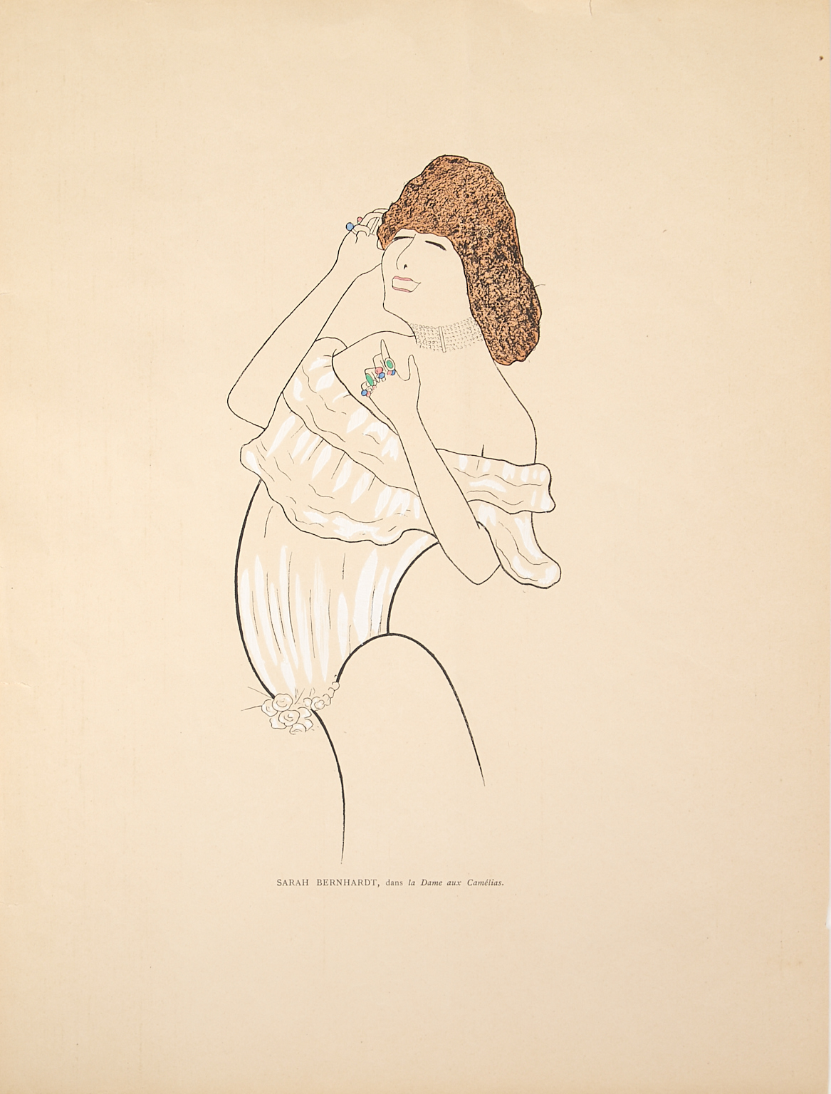 Portrait de Sarah Bernhardt dans 