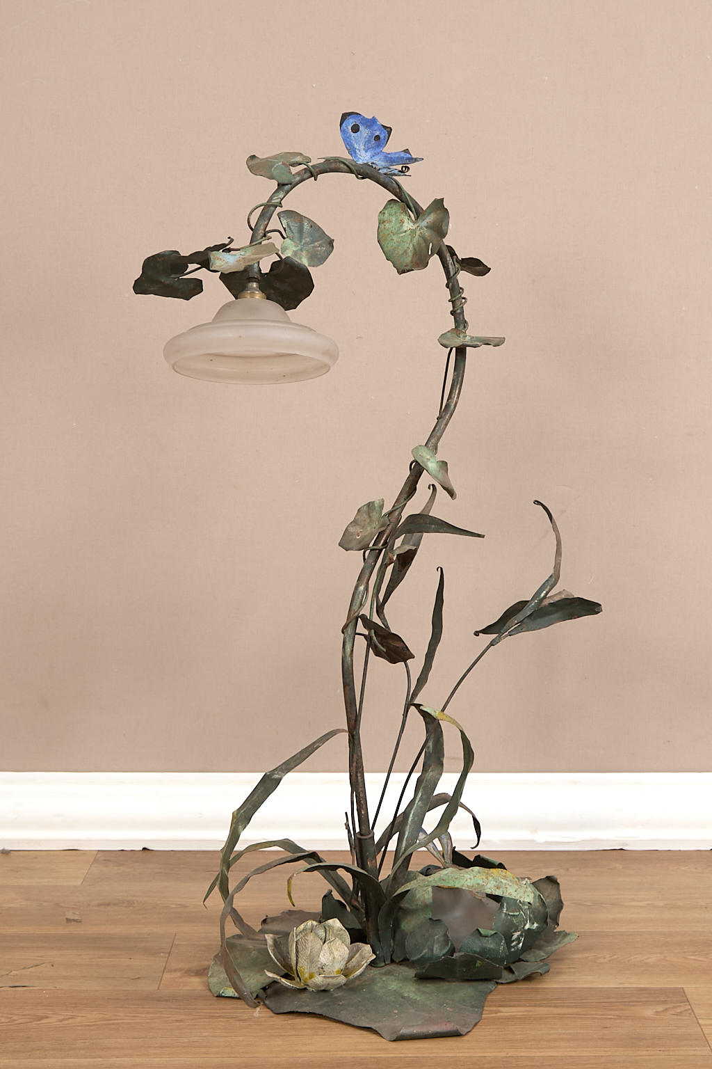 Travail d'époque Art nouveau, École d'Emile Robert (1860-1924) ferronnier d'art
