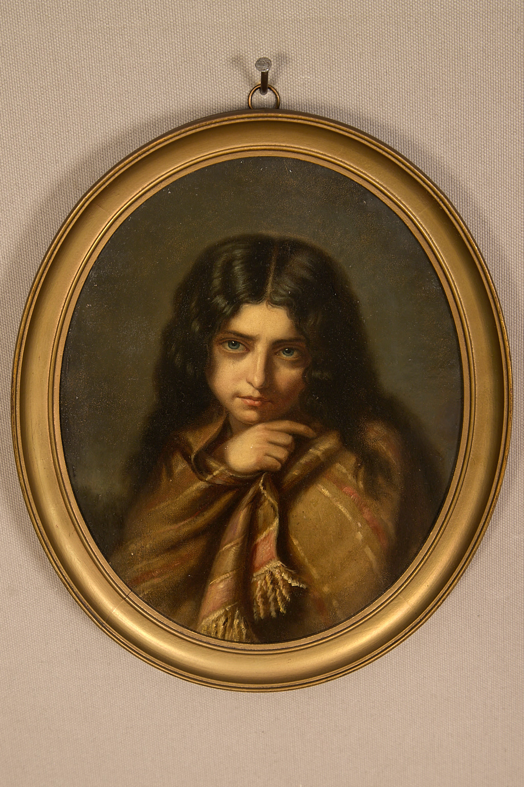 Fille au châle, indigence