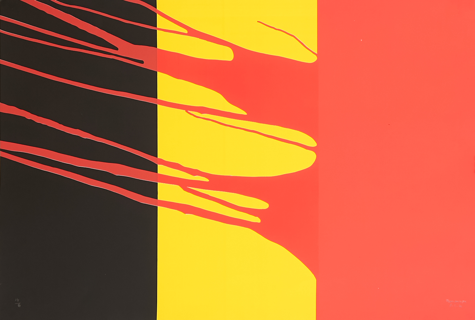 Drapeau de la Belgique, série Rouge
