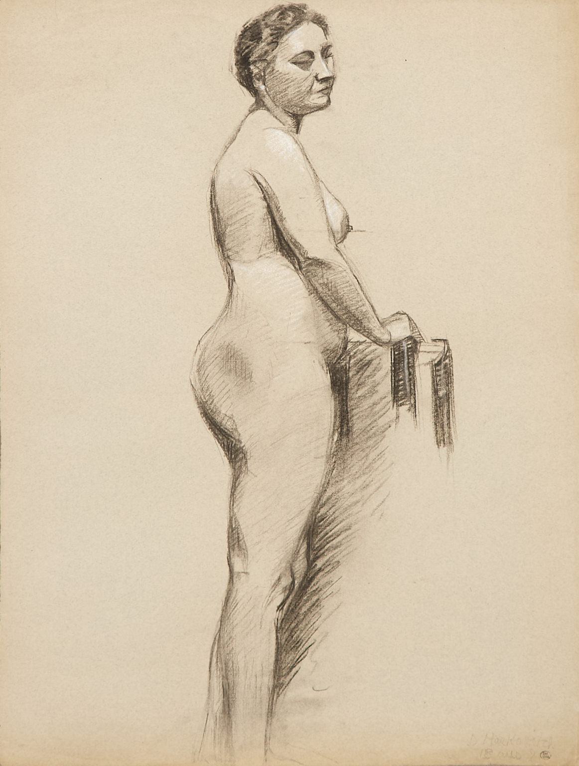 Dora Maar (1907-1997) Étude de nu académique