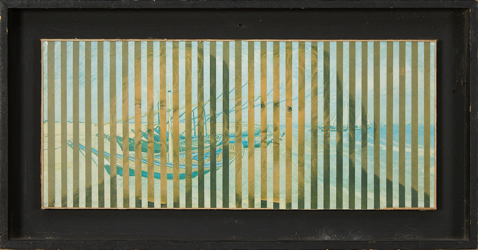Jiři Kolář (1914-2002) Bateaux et visages