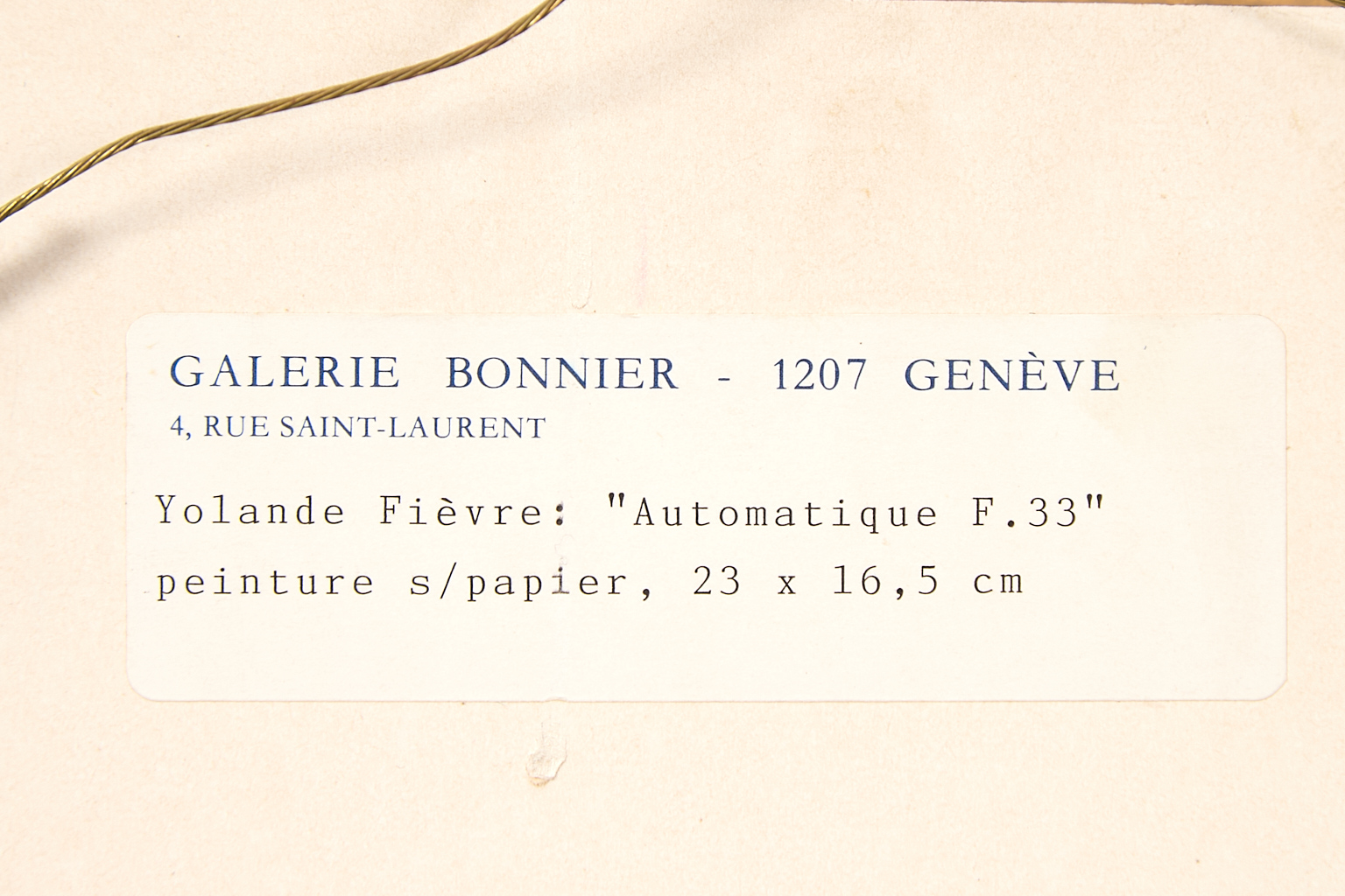 Yolande Fièvre (1907-1983)