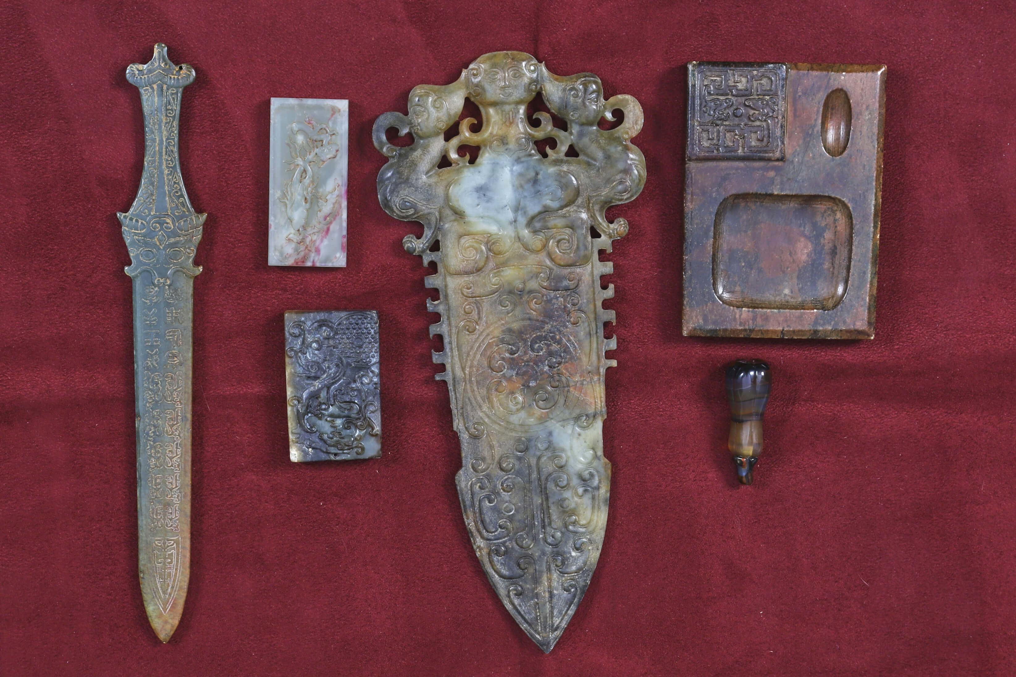 Chine Ensemble de 11 objets