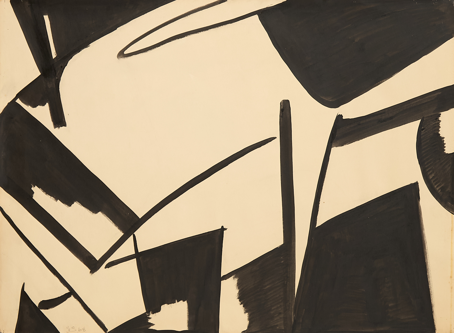 Composition abstraite [+1 lithographie]