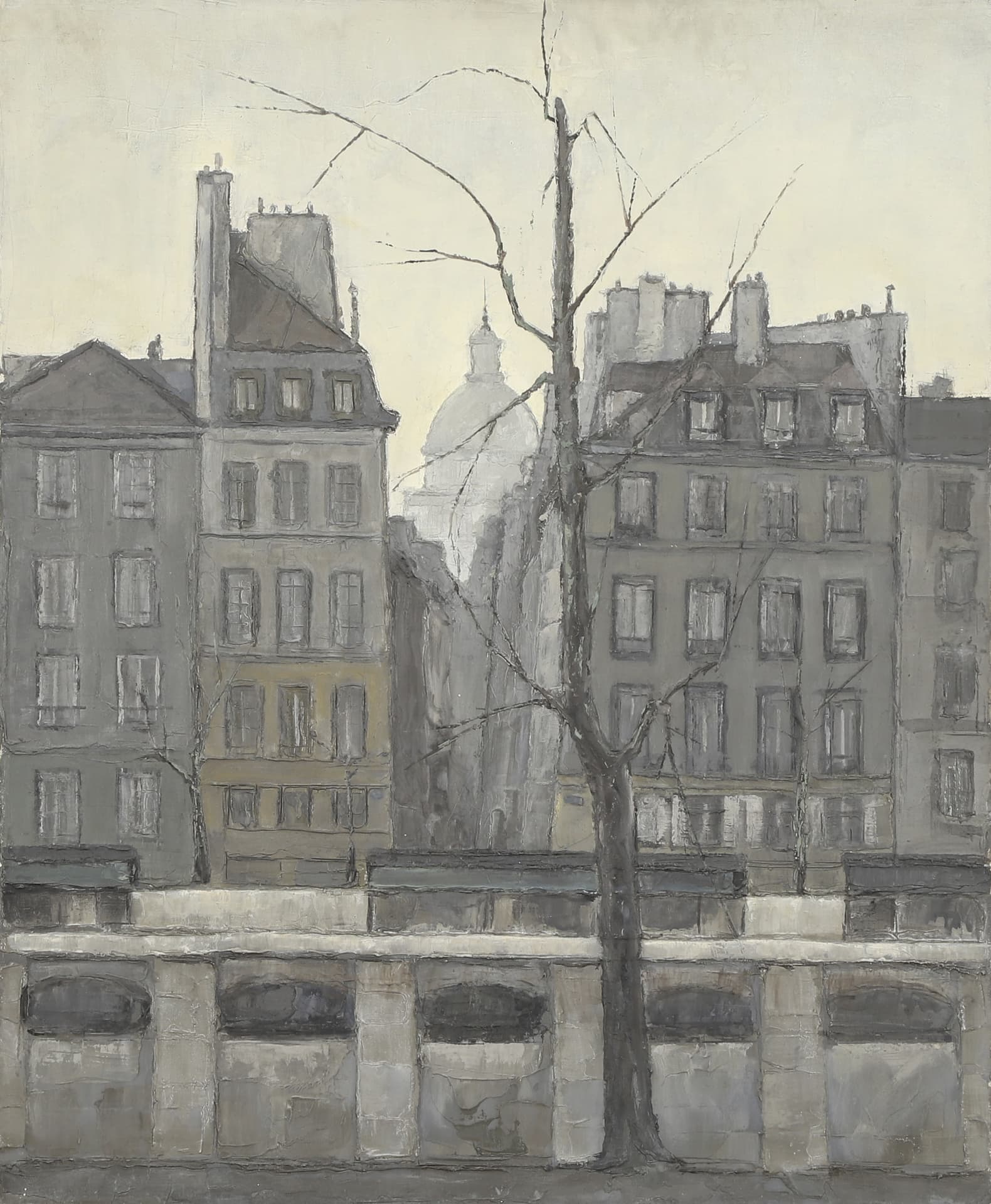 André Guggiari (1906-1989) Le Panthéon vue depuis...