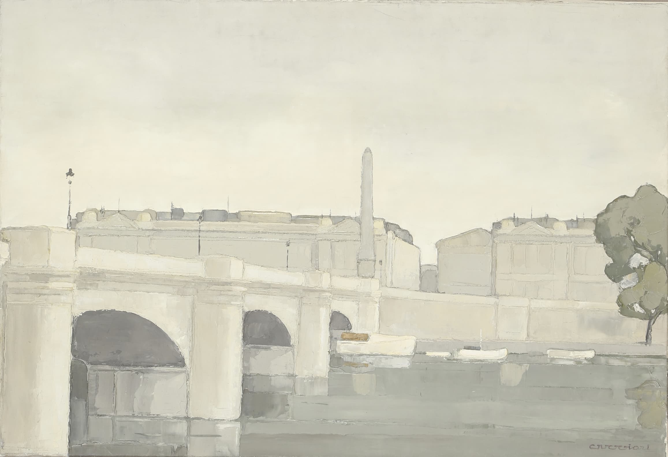 André Guggiari (1906-1989) La Place...