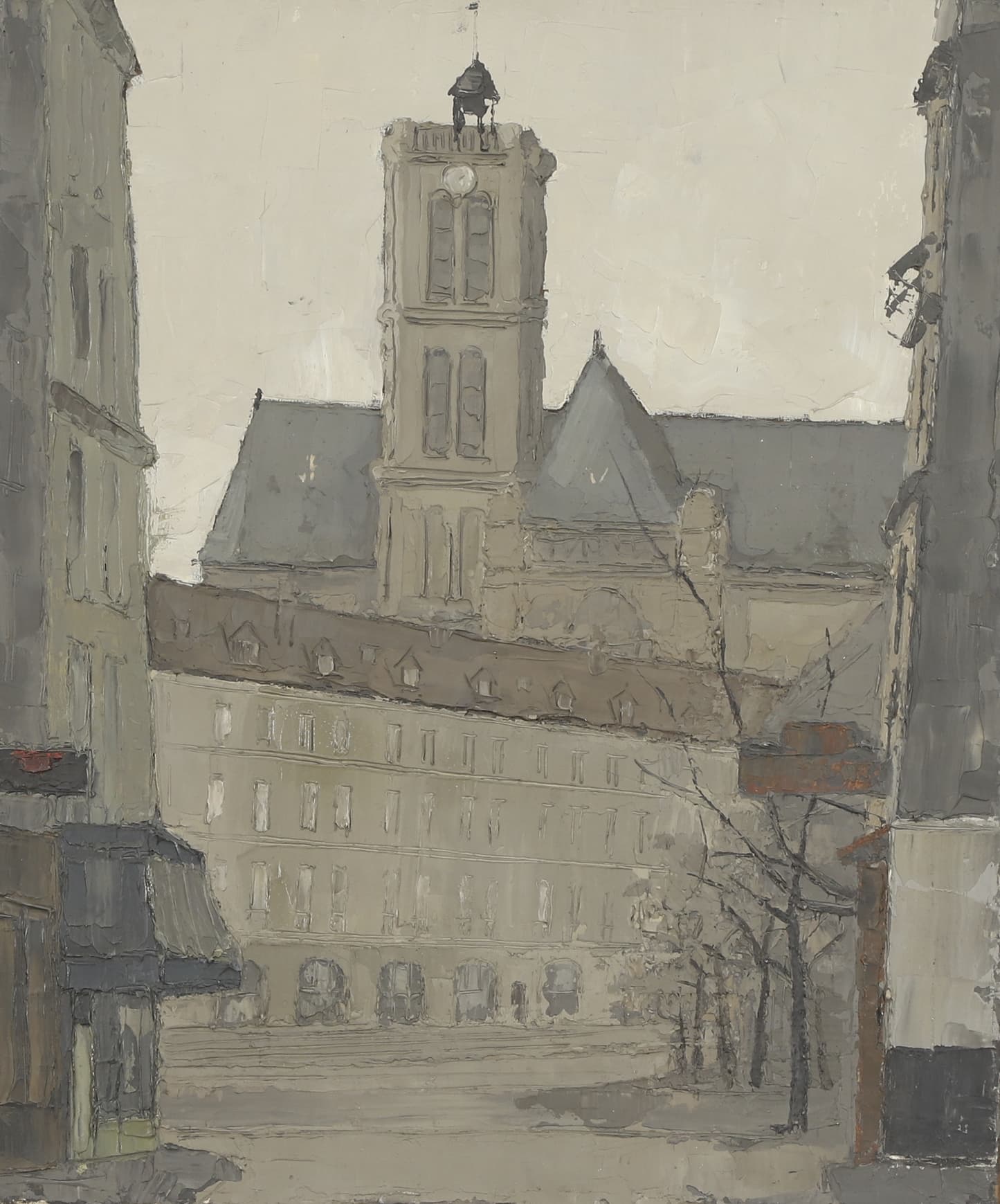 André Guggiari (1906-1989) La place Baudoyer...