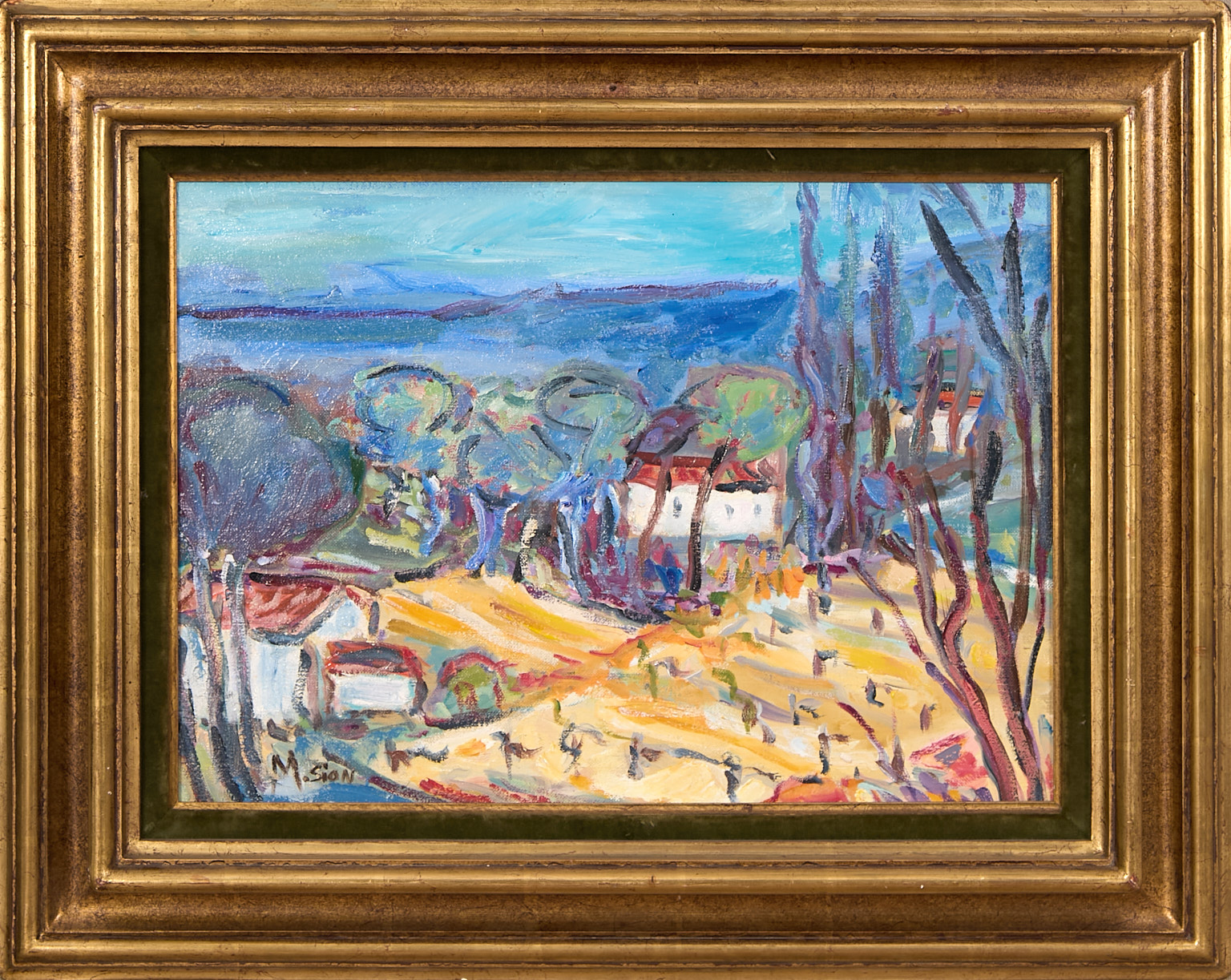 Marie Sion (née en 1956) Petites maisons...
