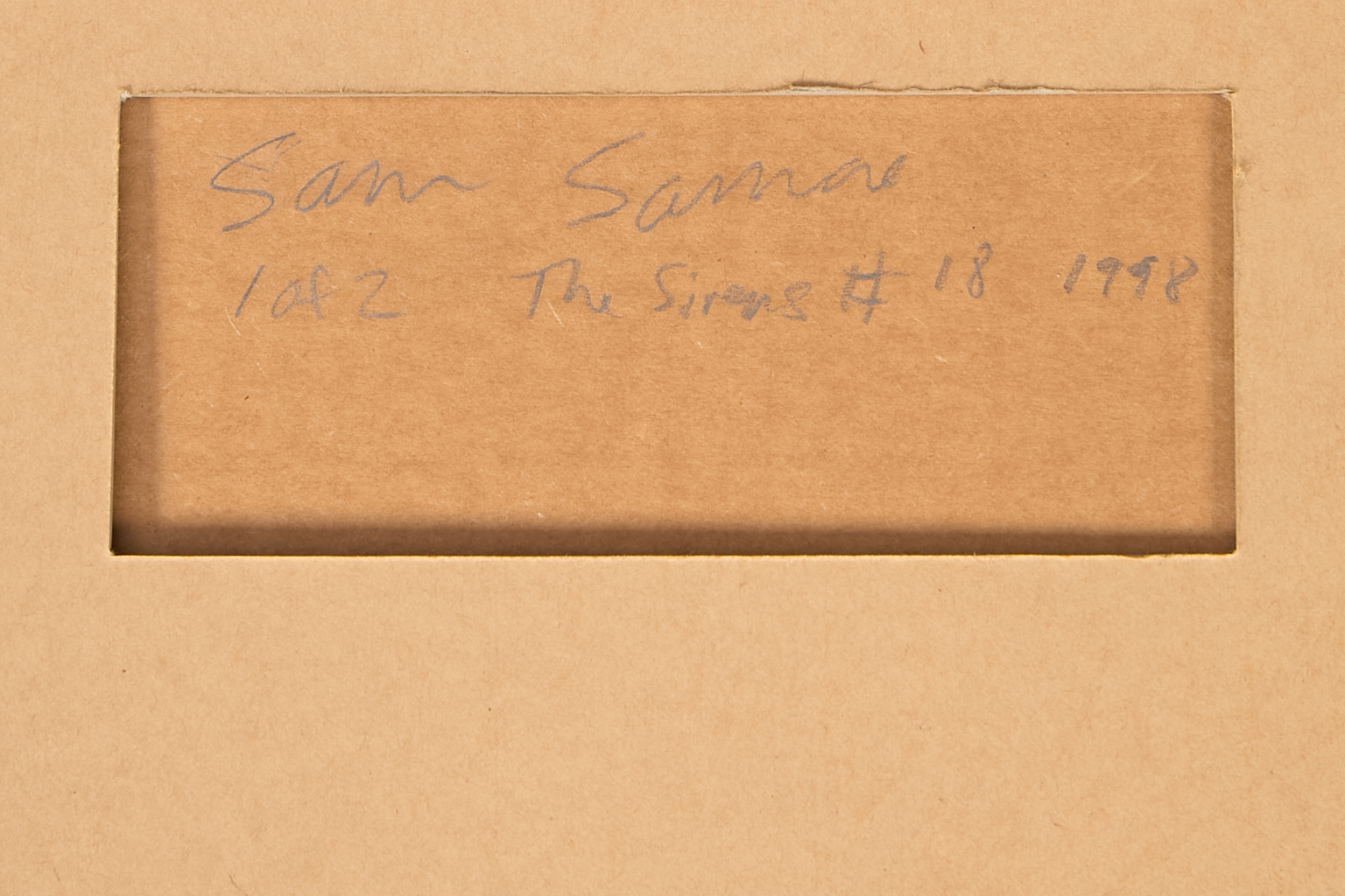 Sam Samore (né en 1963)