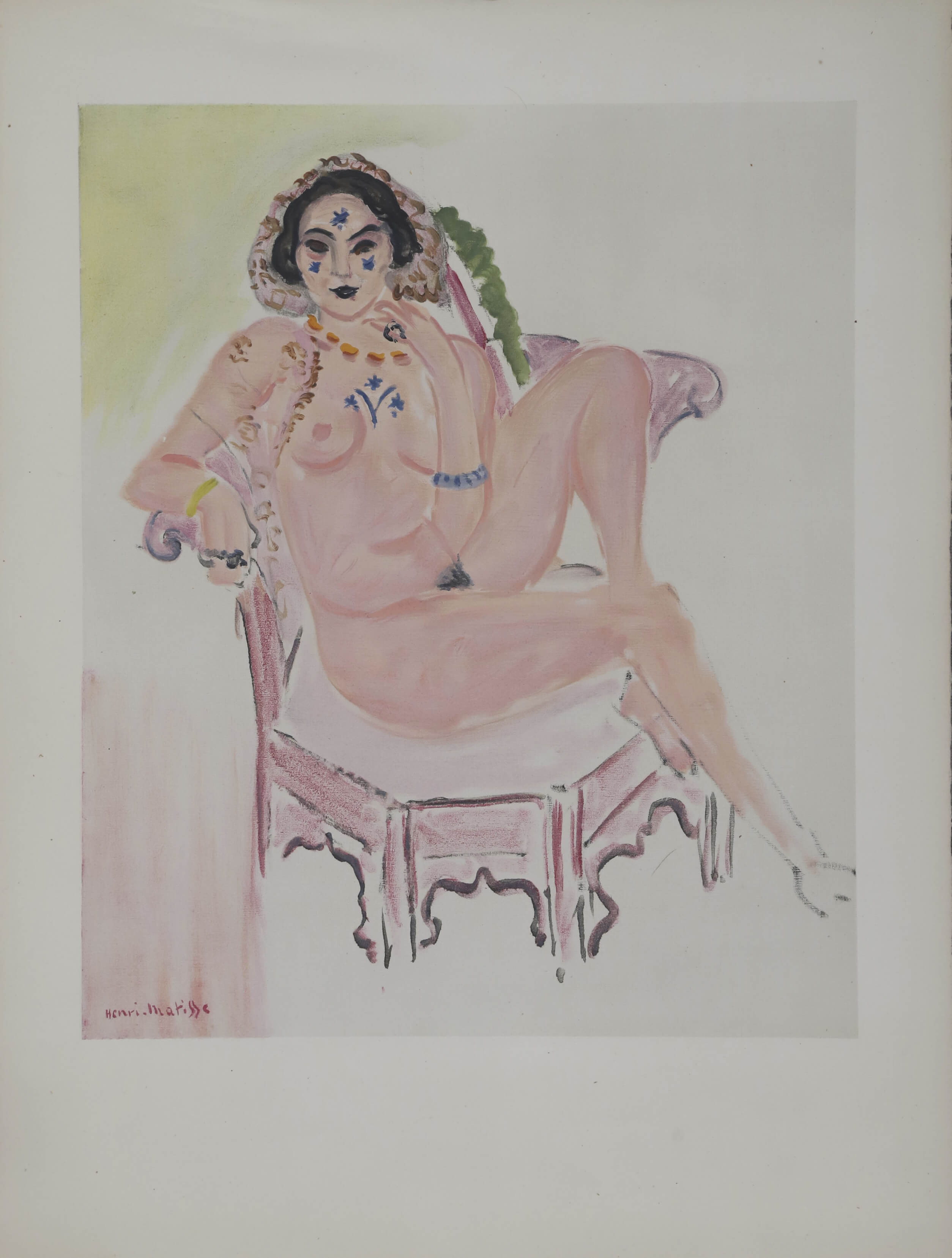 D’après Henri Matisse (1869-1954) Odalisque...