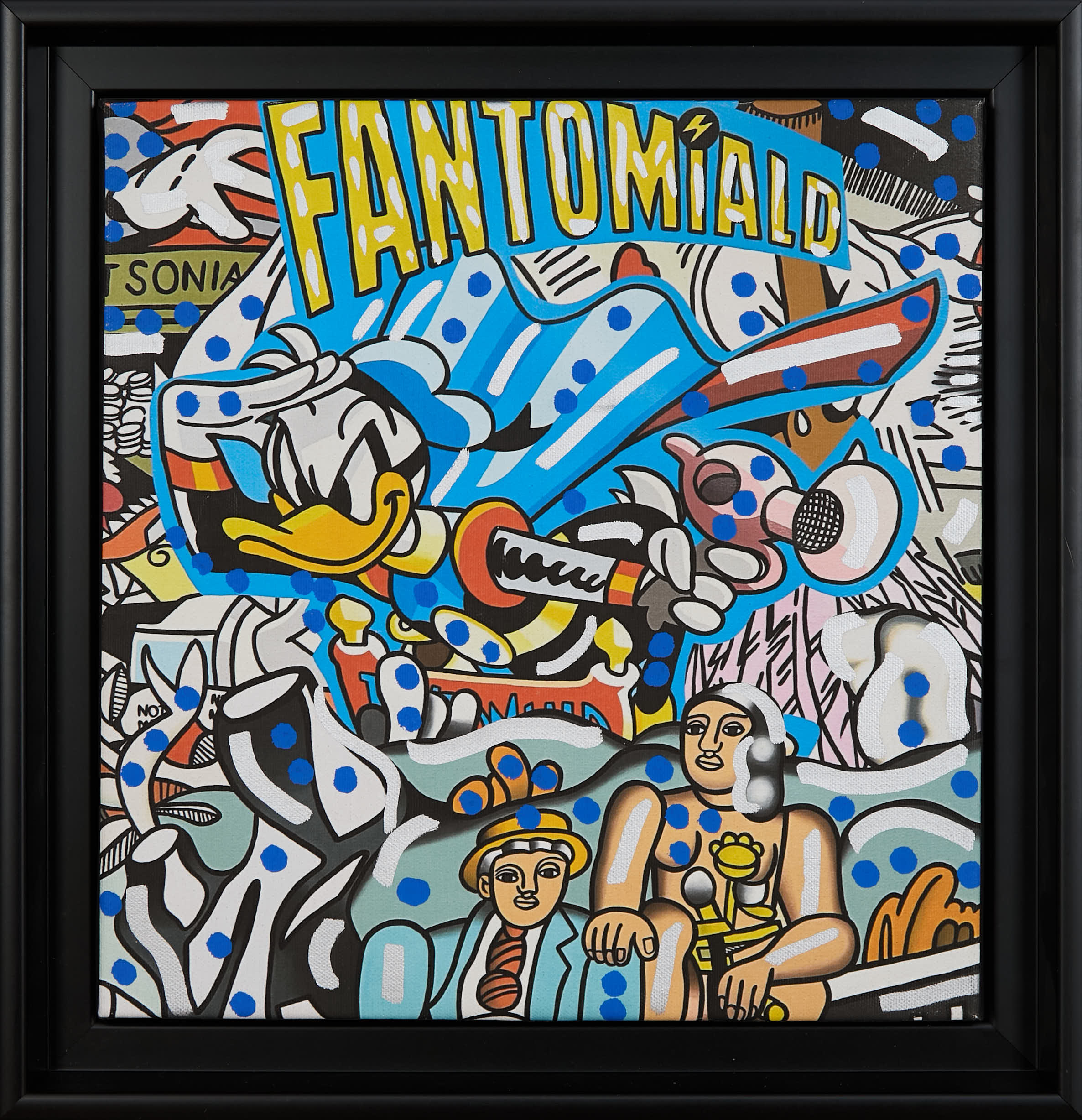 Gudmundur Erró (né en 1932) Fantomiald [Donald...