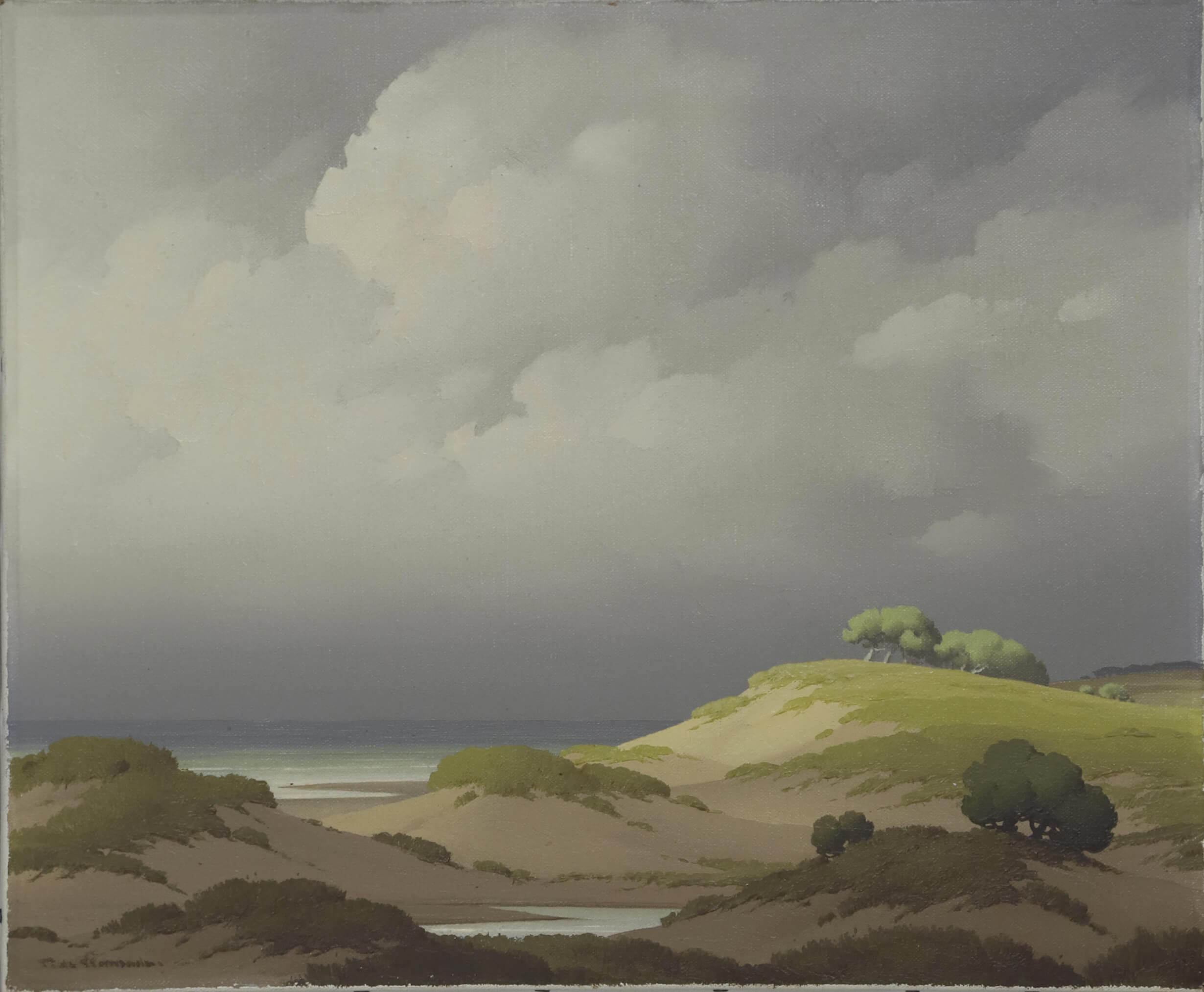Pierre de Clausade (1910-1976) Bord de mer