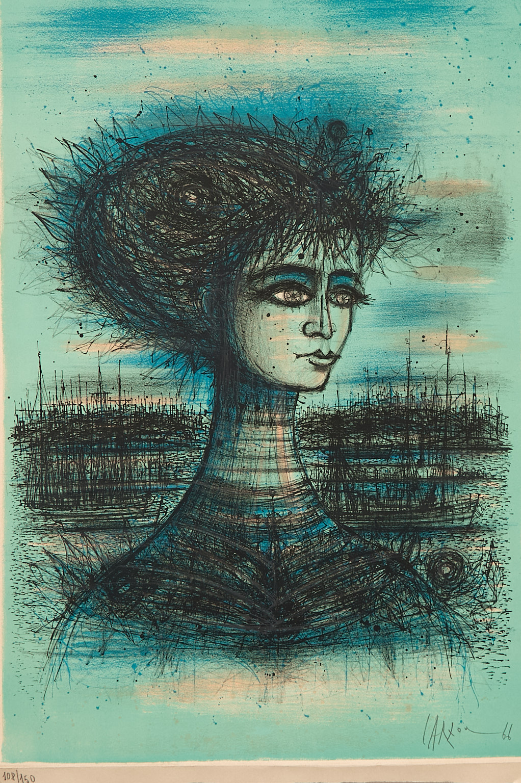 Divers artistes dont James Pichette (1920-1996), Giuseppe Capogrossi (1900-1972), Wanda Davanzo (1920-2017)
