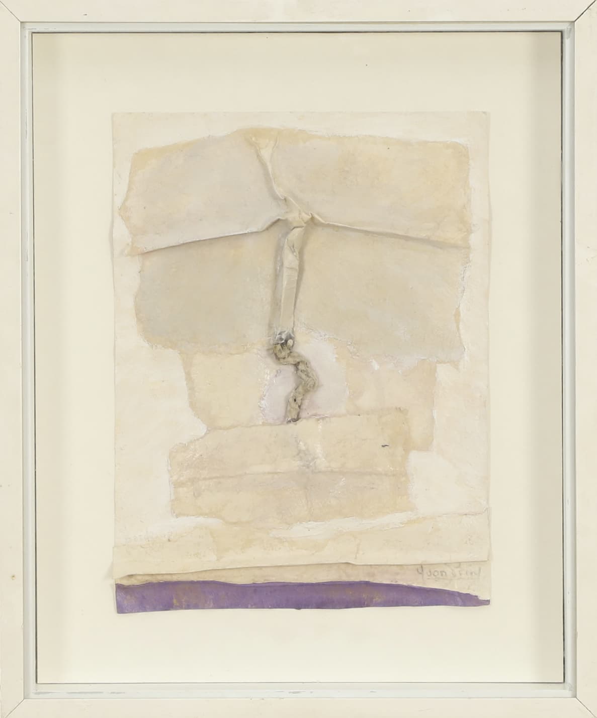 Composition abstraite en relief