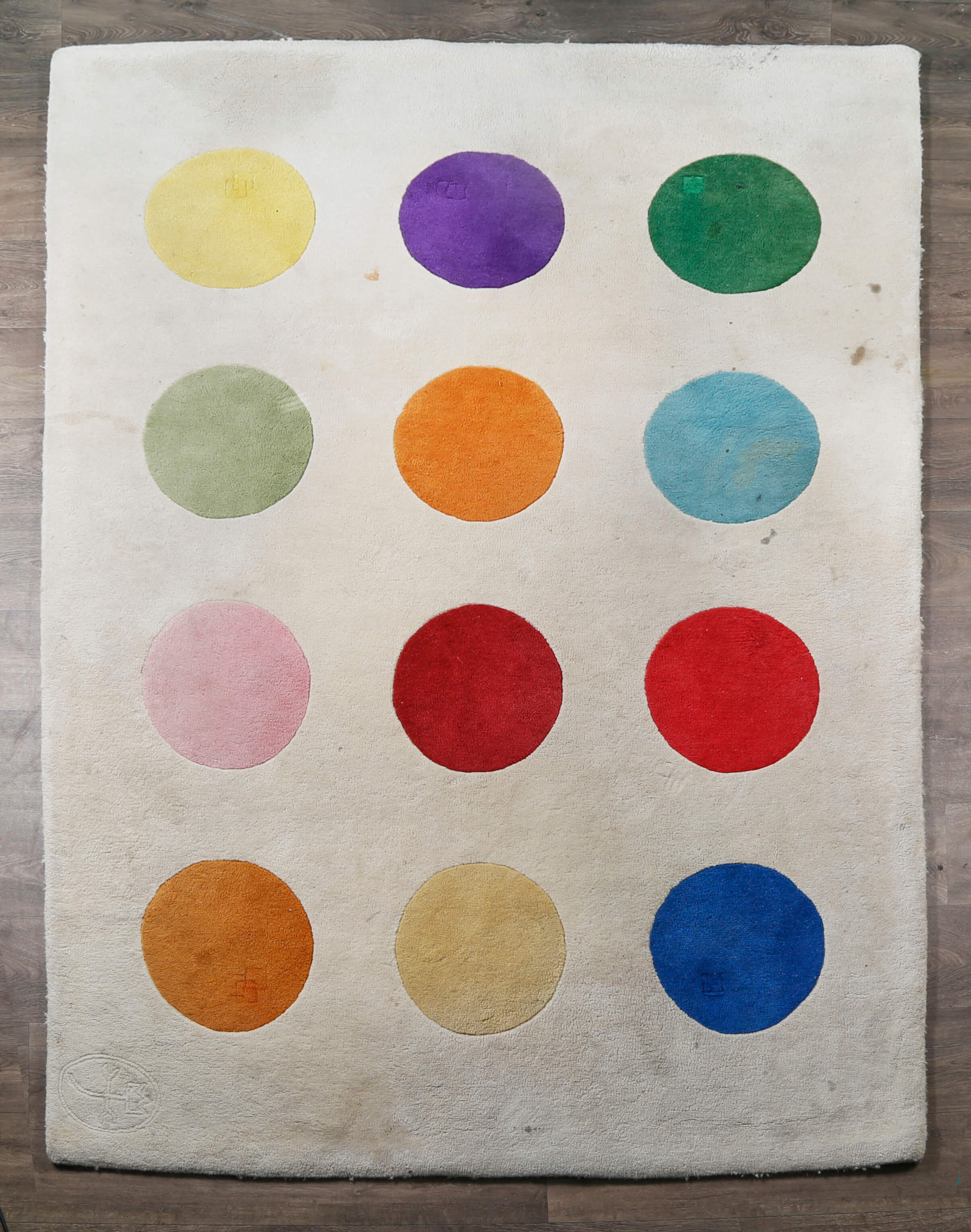 Tapis, modèle Pastilles