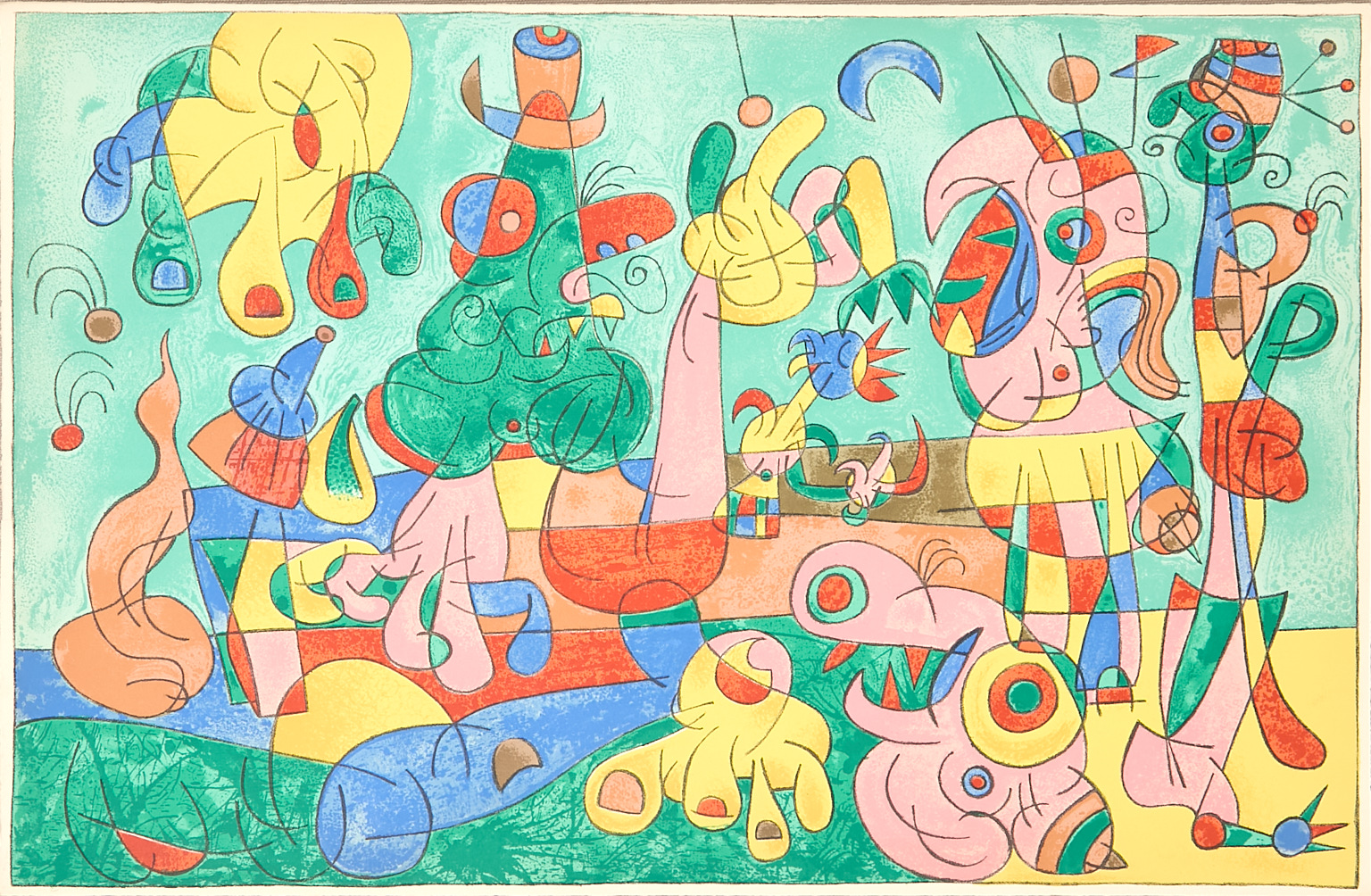 Le Banquet, planche II de la suite pour Ubu Roi