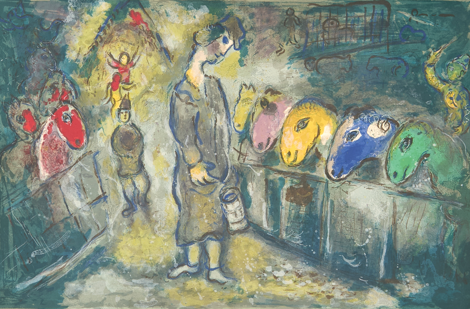 Écurie de chevaux, Le Cirque