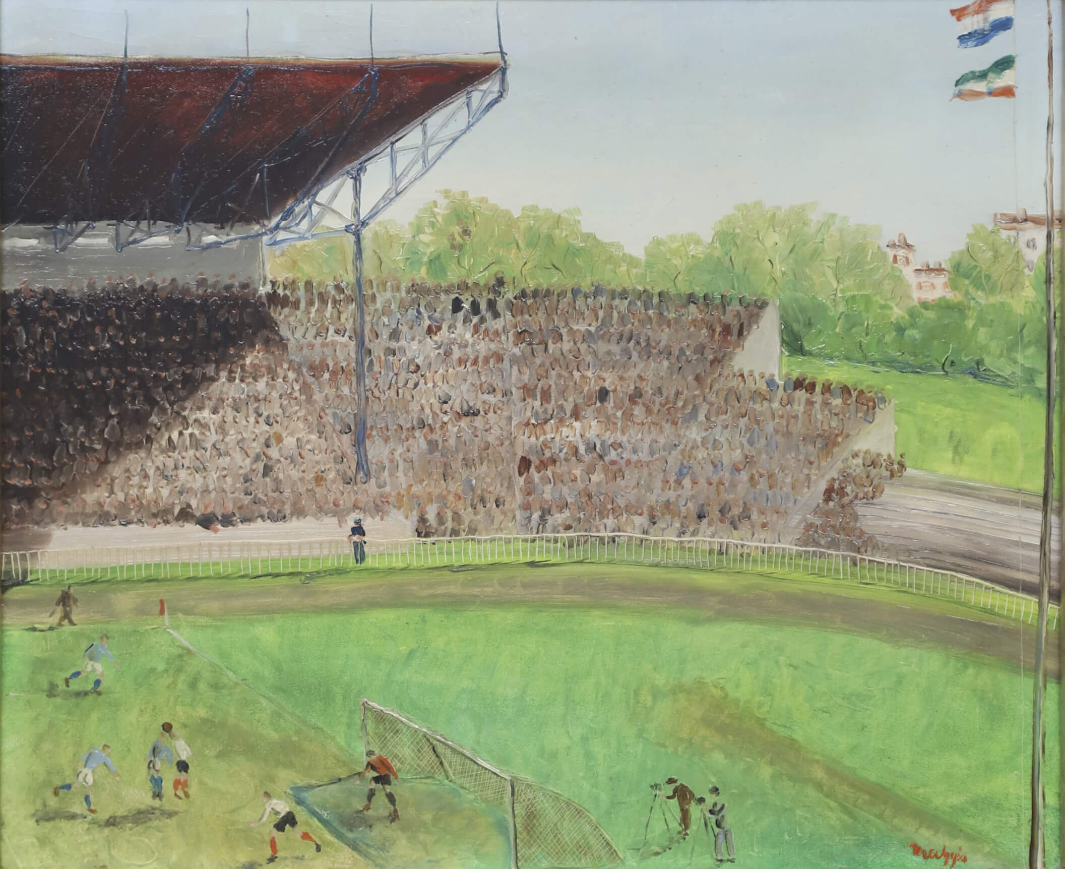Laszlo Medgyès (1892-1947) Le Match de football