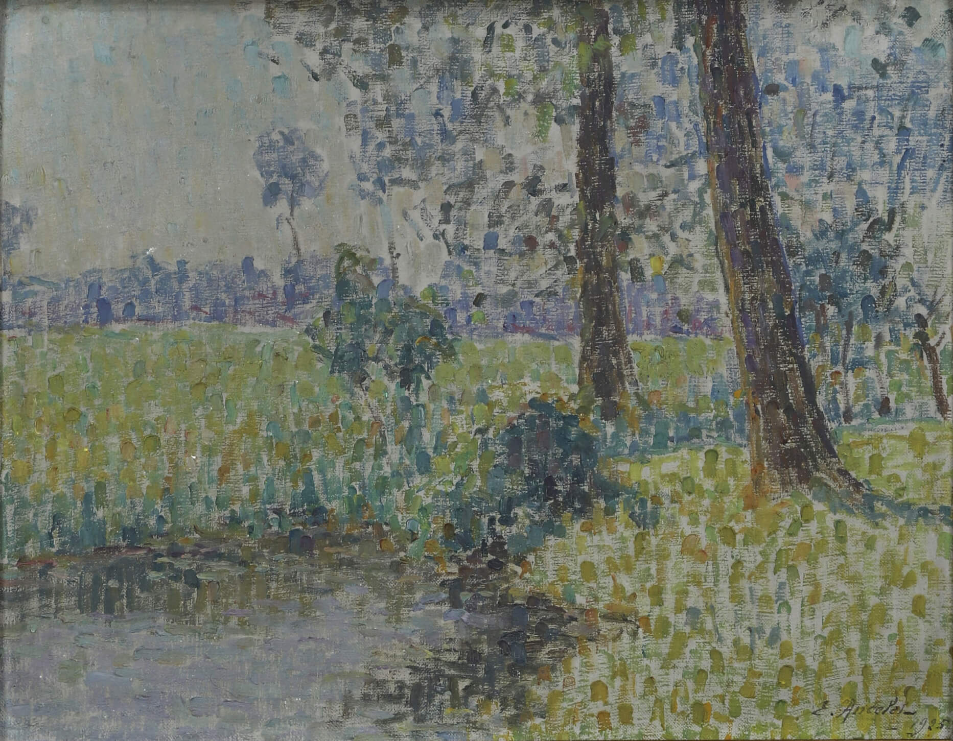 Émile Ancelet (1865-1951) Paysage
